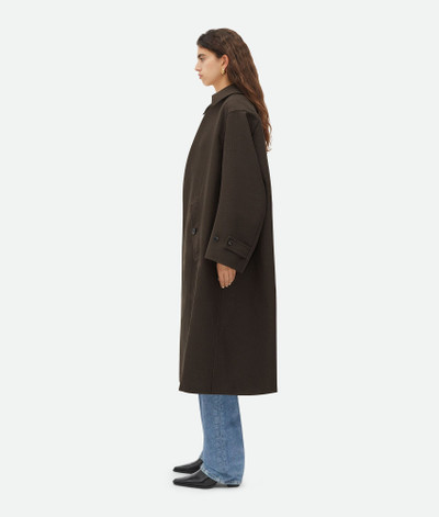 Bottega Veneta Wool Belted Coat With Detachable Collar outlook