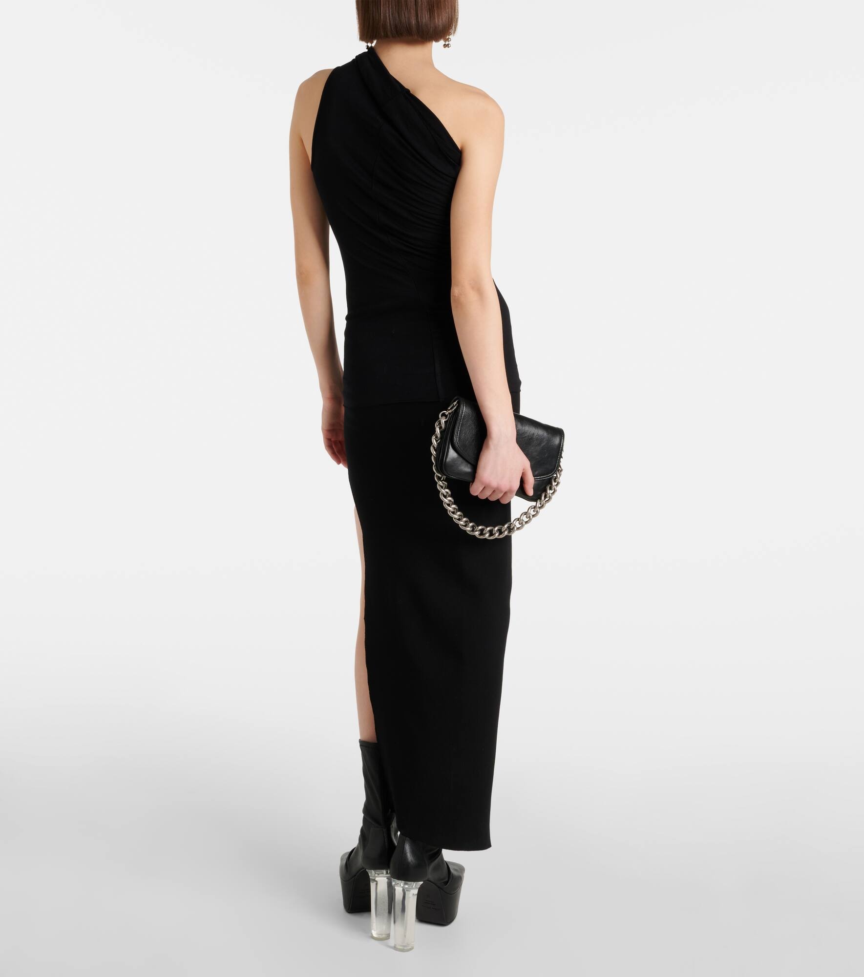 Rick Owens Sivaan Ziggy one-shoulder top | REVERSIBLE