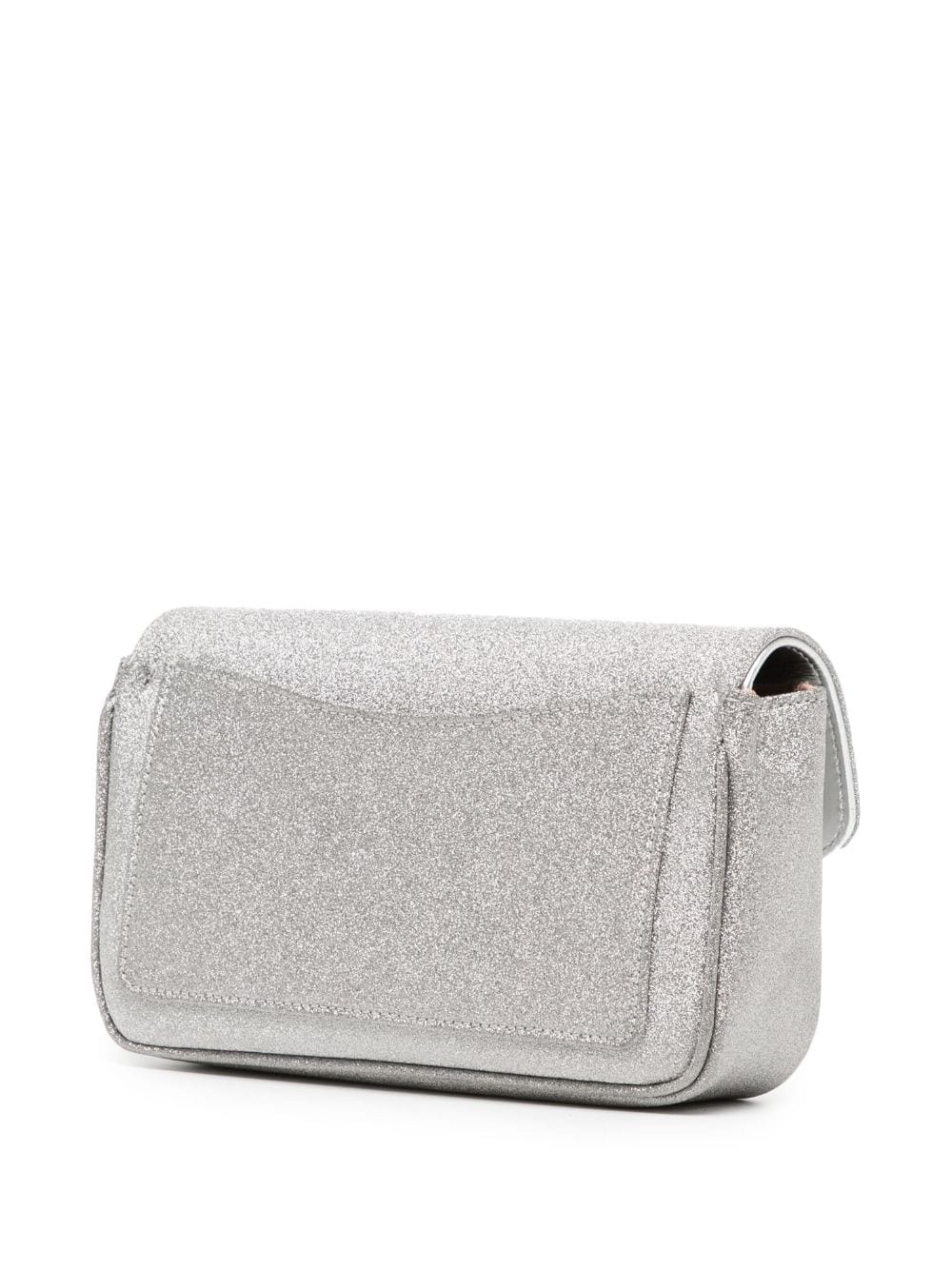 glitter-embellishment shoulder bag - 3
