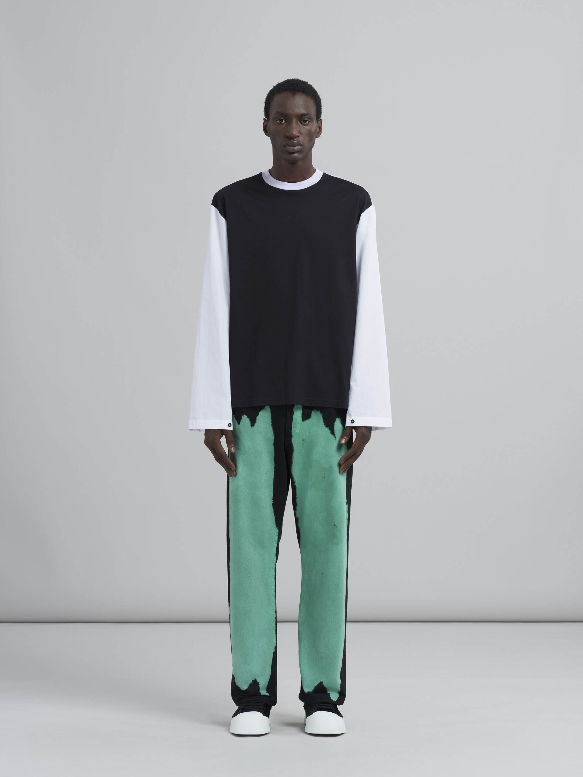 DOUBLE-DYED DENIM TROUSERS - 2