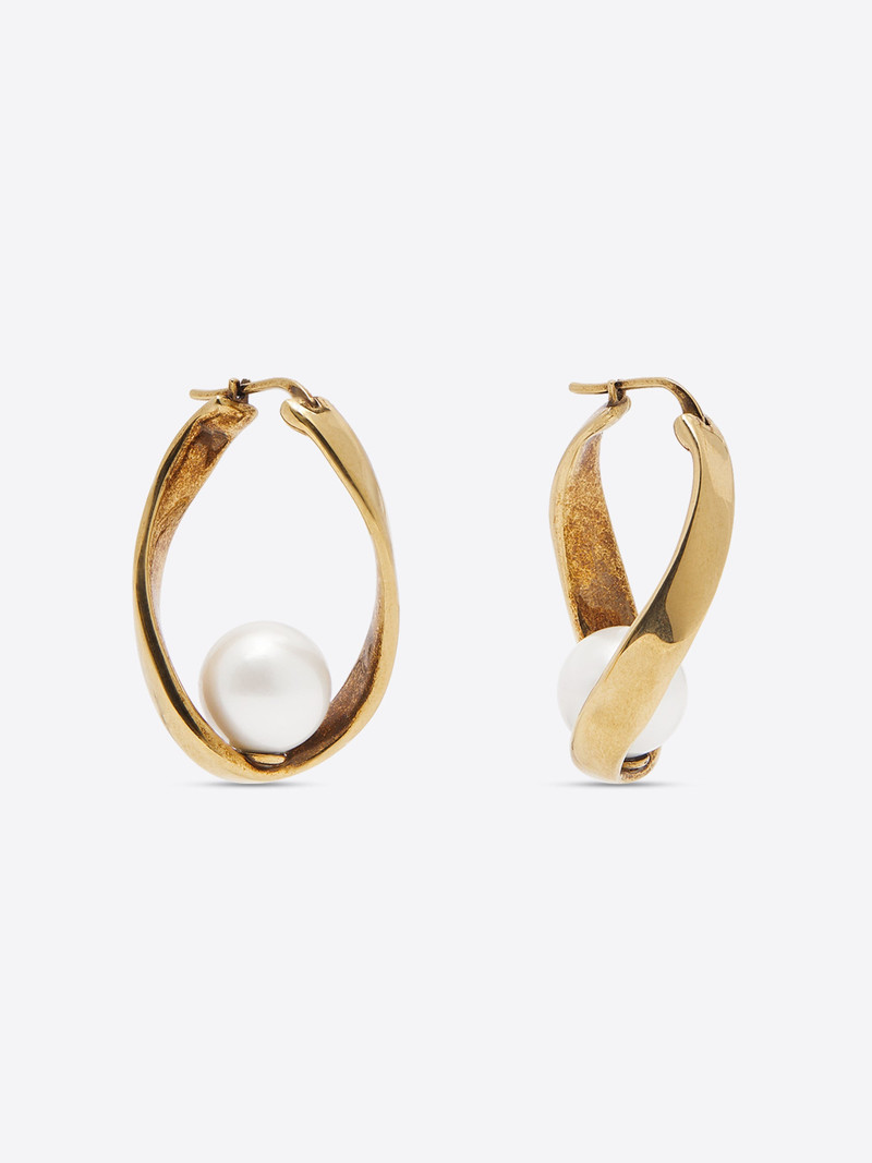 OVAL HOOP EARRINGS 3