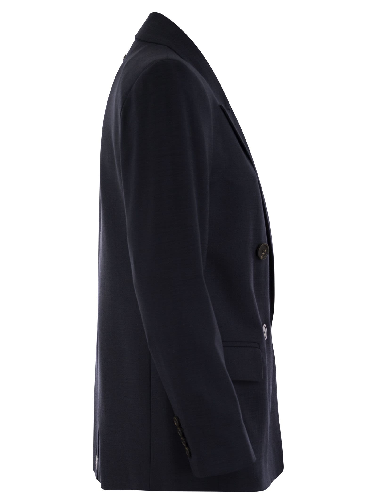 Peserico - Peserico Women Viscose Blend Double-Breasted Blazer - 3