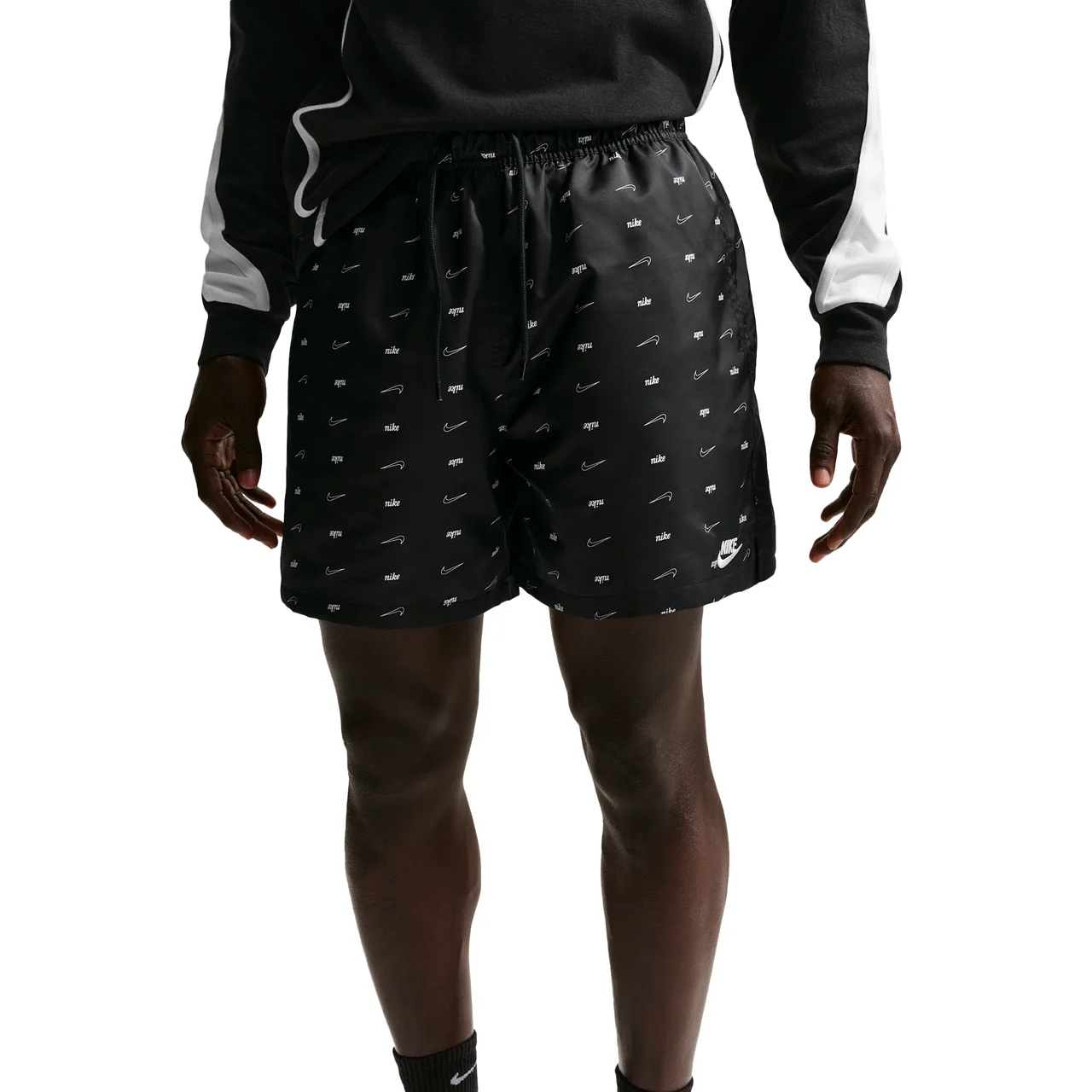 Nike Mens Nike Club Woven Flow AOP Shorts CTB - 1