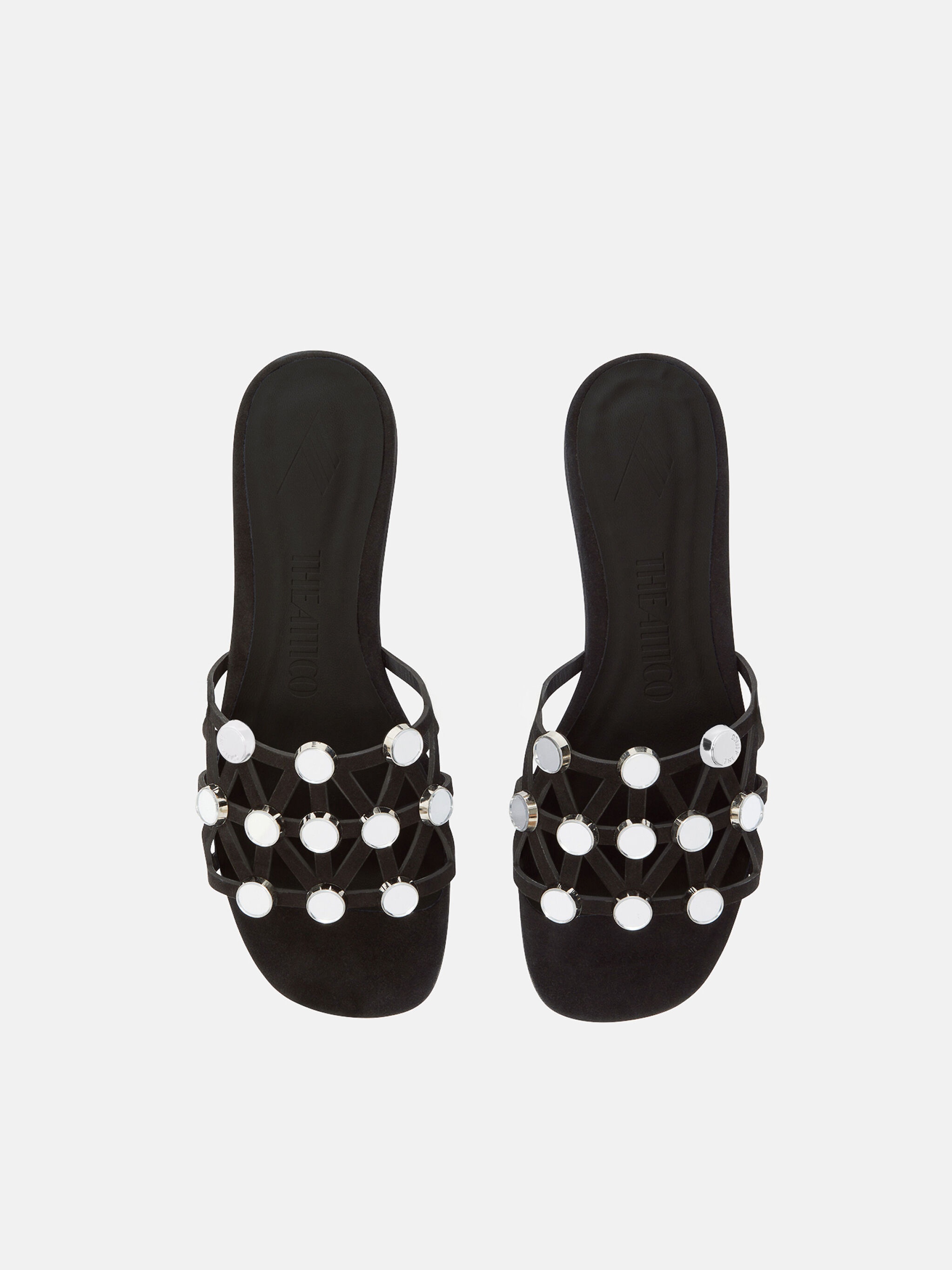 ''GRID'' SLIDE FLAT BLACK - 3