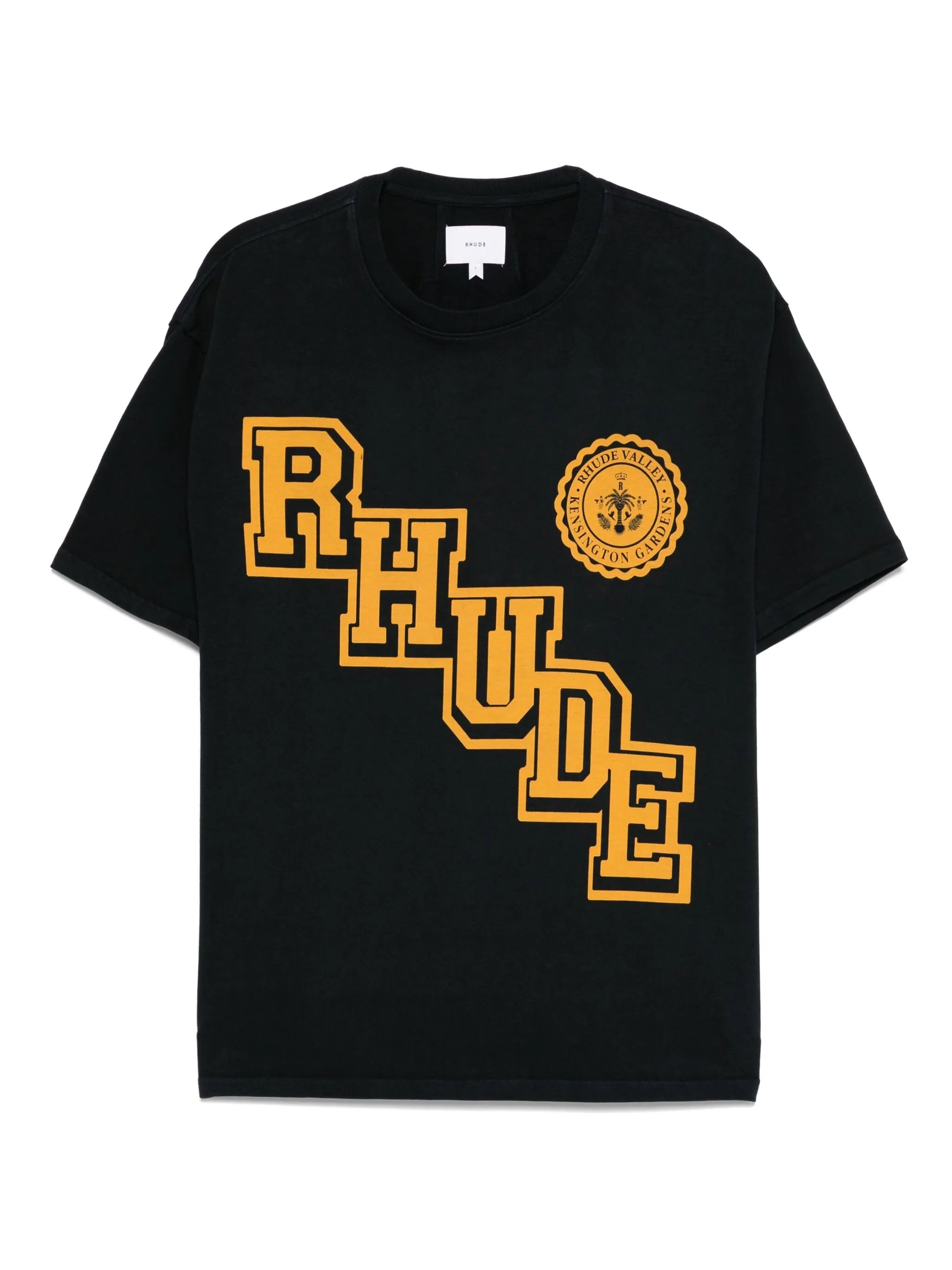 Rhude Diagonal-logo Graphic T-shirt - 1