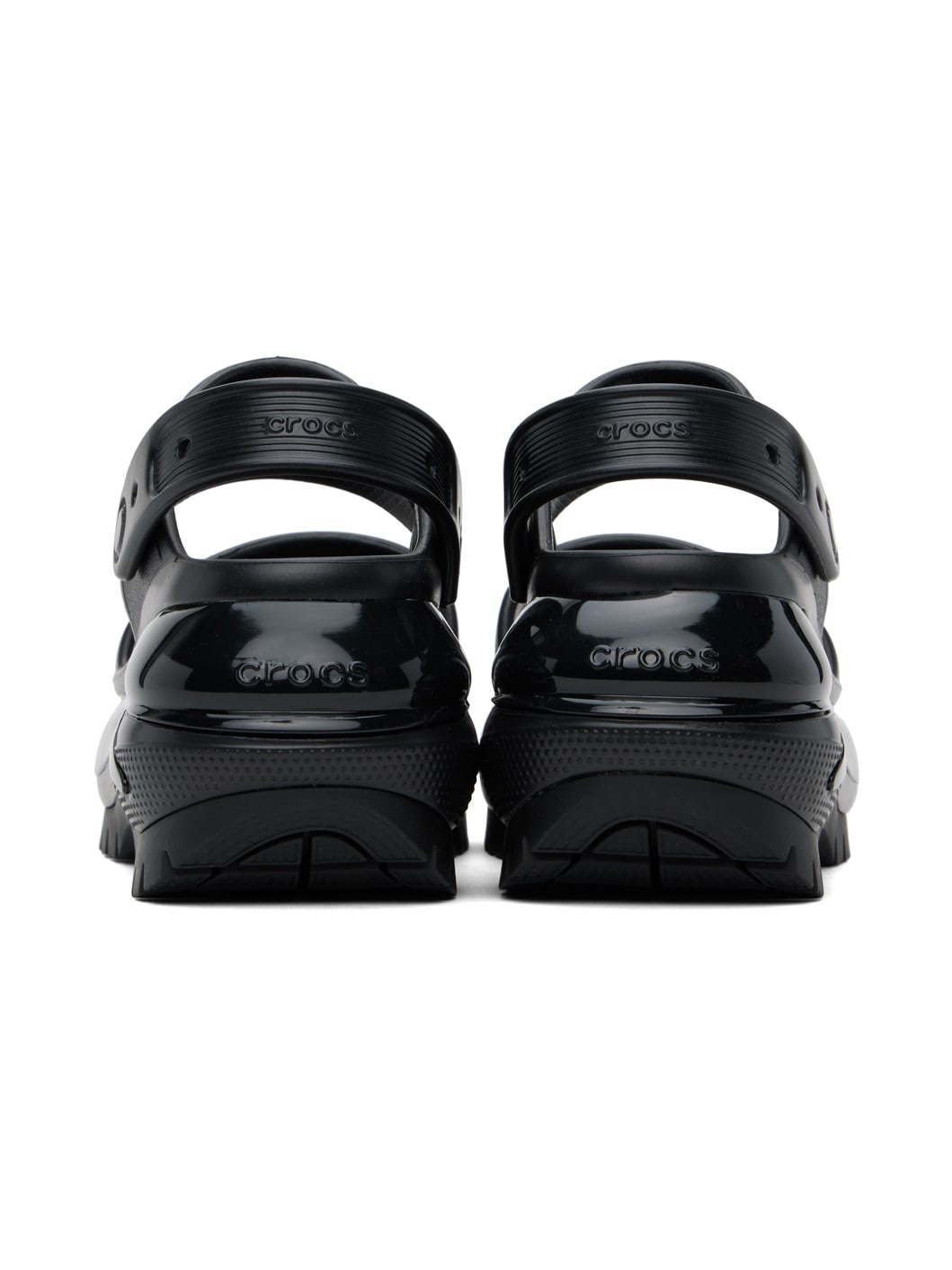 Black Mega Crush Sandals - 2