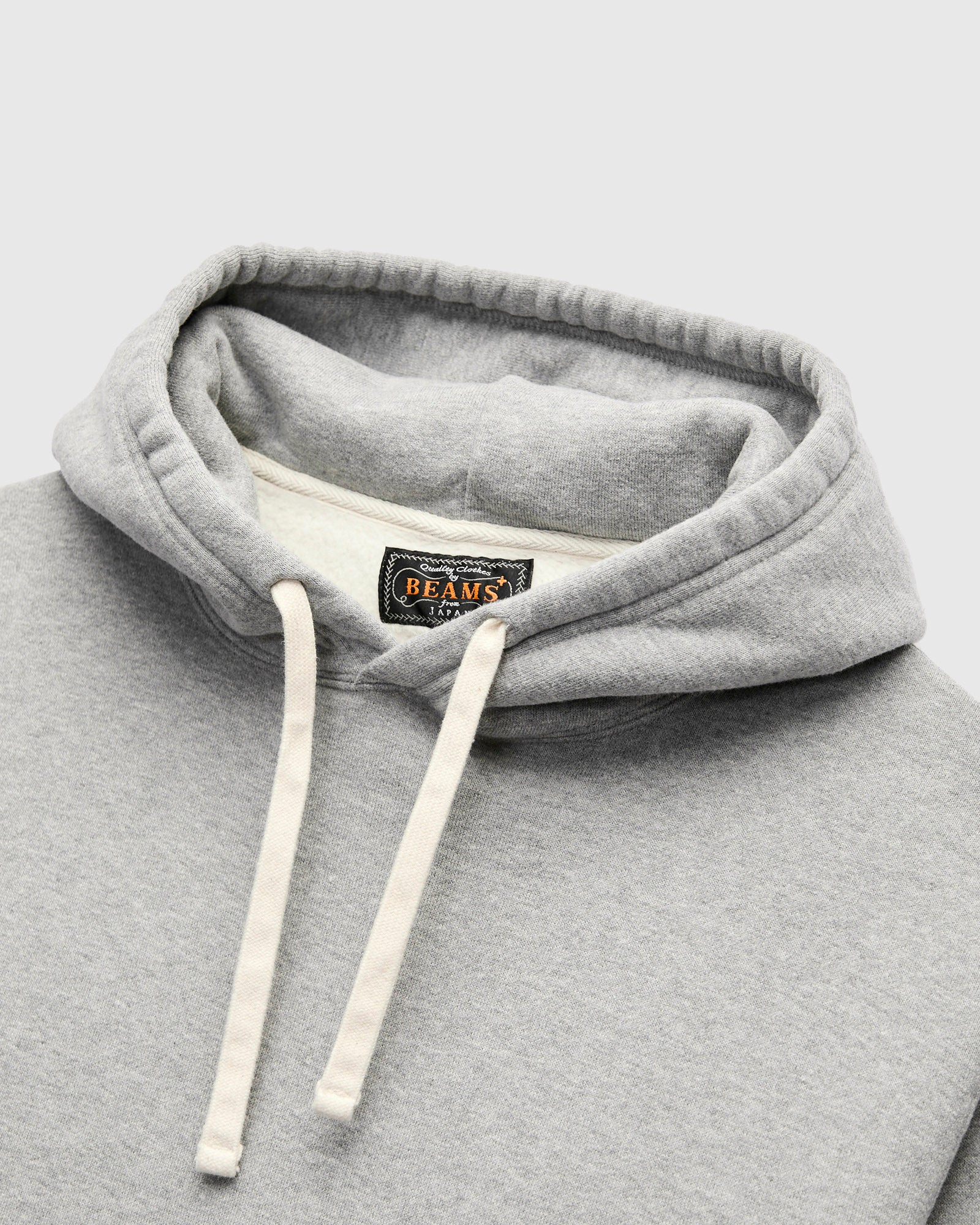 Azuma-Knit Fleece Pullover Hoodie in Heather Grey - 3