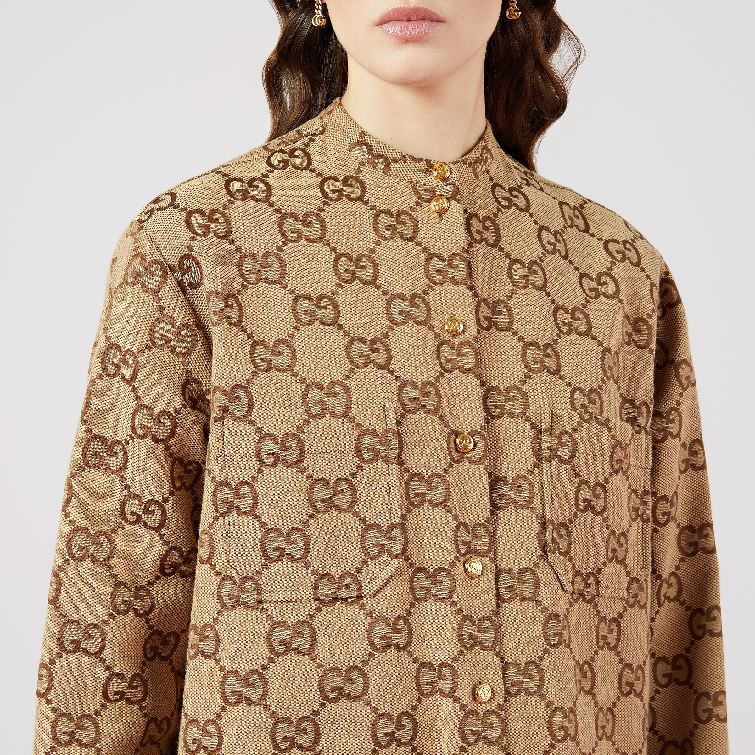Maxi GG canvas shirt - 3