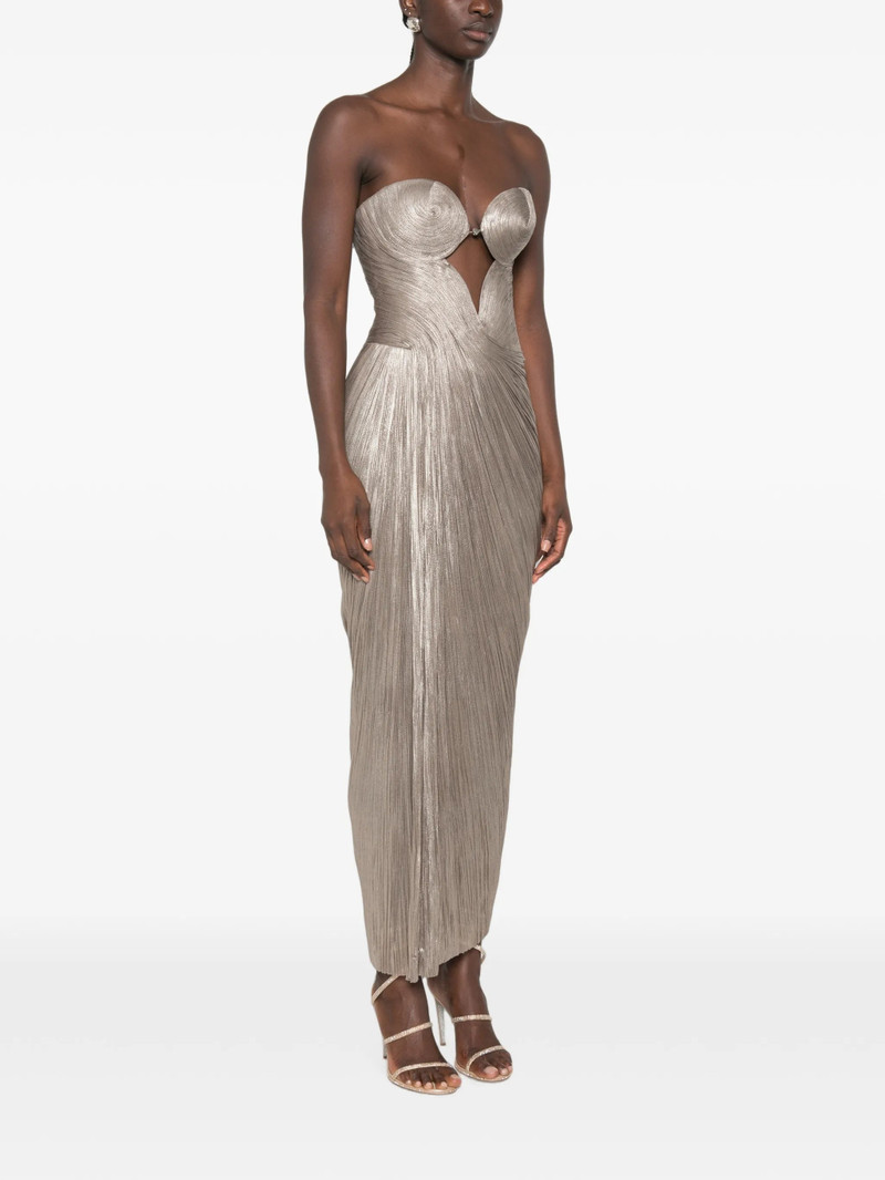 Maria Lucia Hohan Cut-out Lace-up Maxi Dress 5