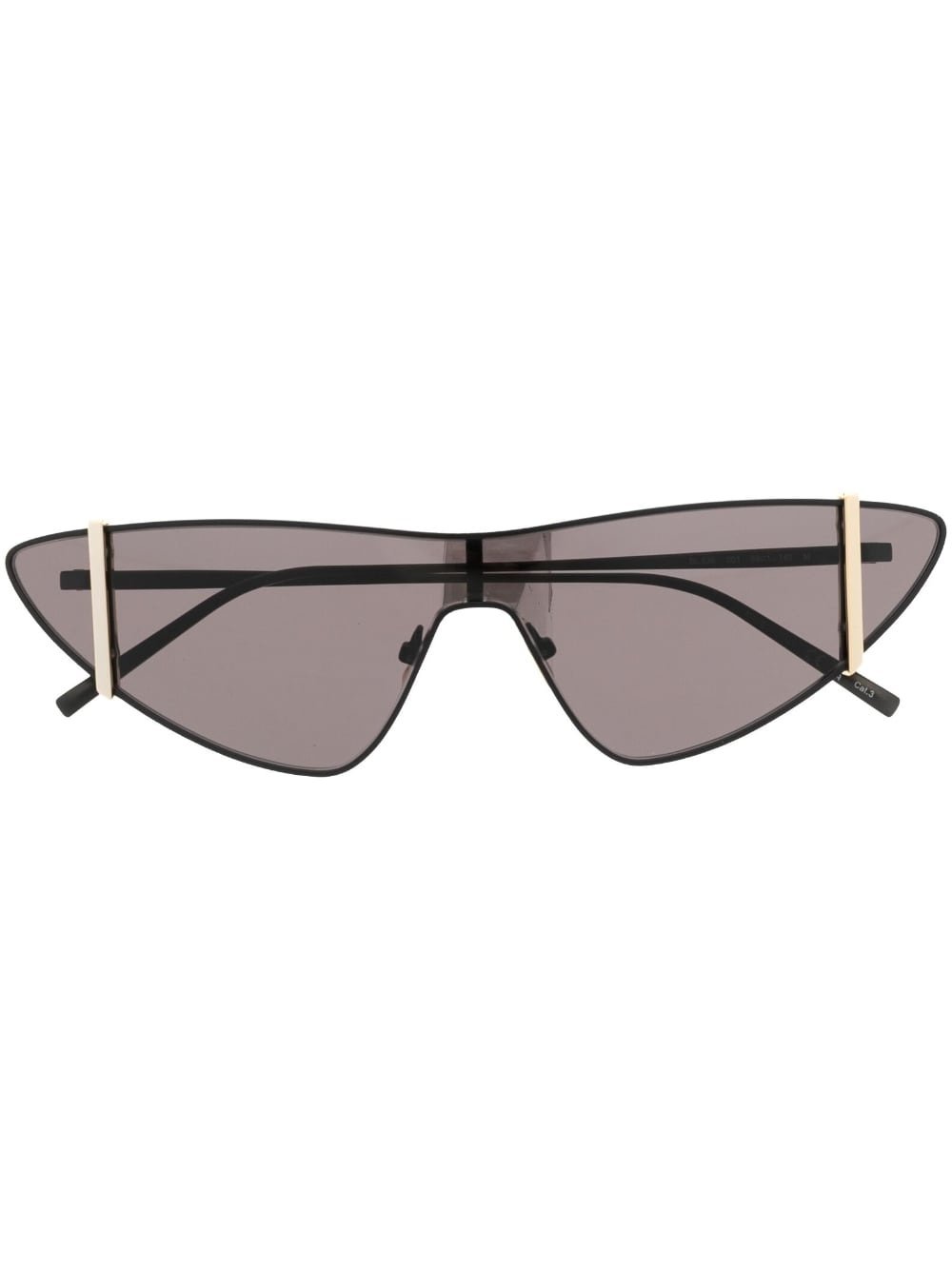 oversize-frame straight-arms sunglasses - 1