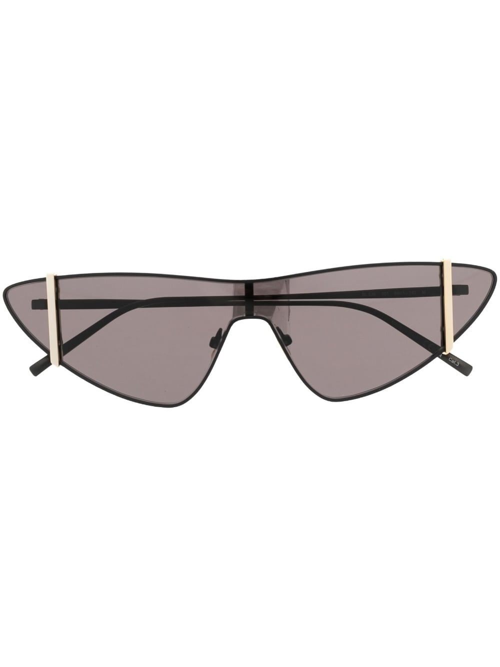 oversize-frame straight-arms sunglasses - 1