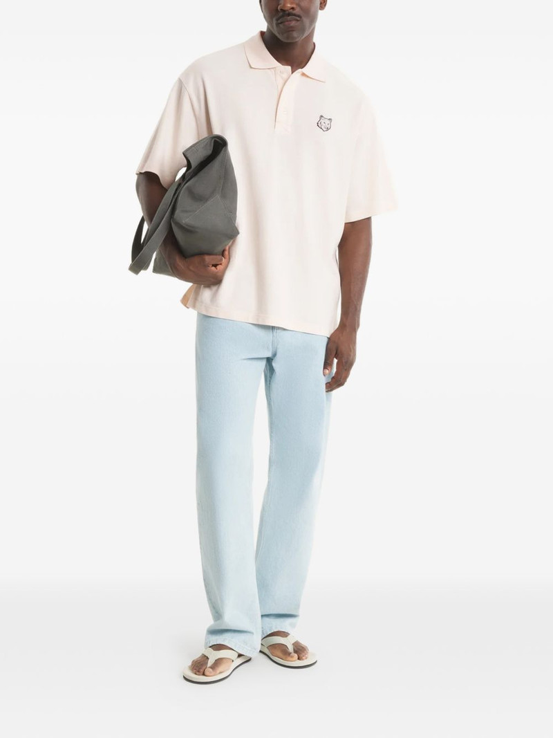 Maison Kitsuné embroidered polo shirt outlook
