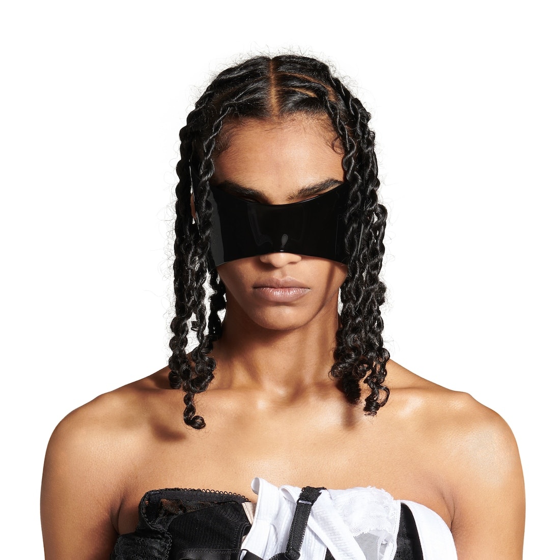 24/7 Mask Sunglasses  in Black - 6