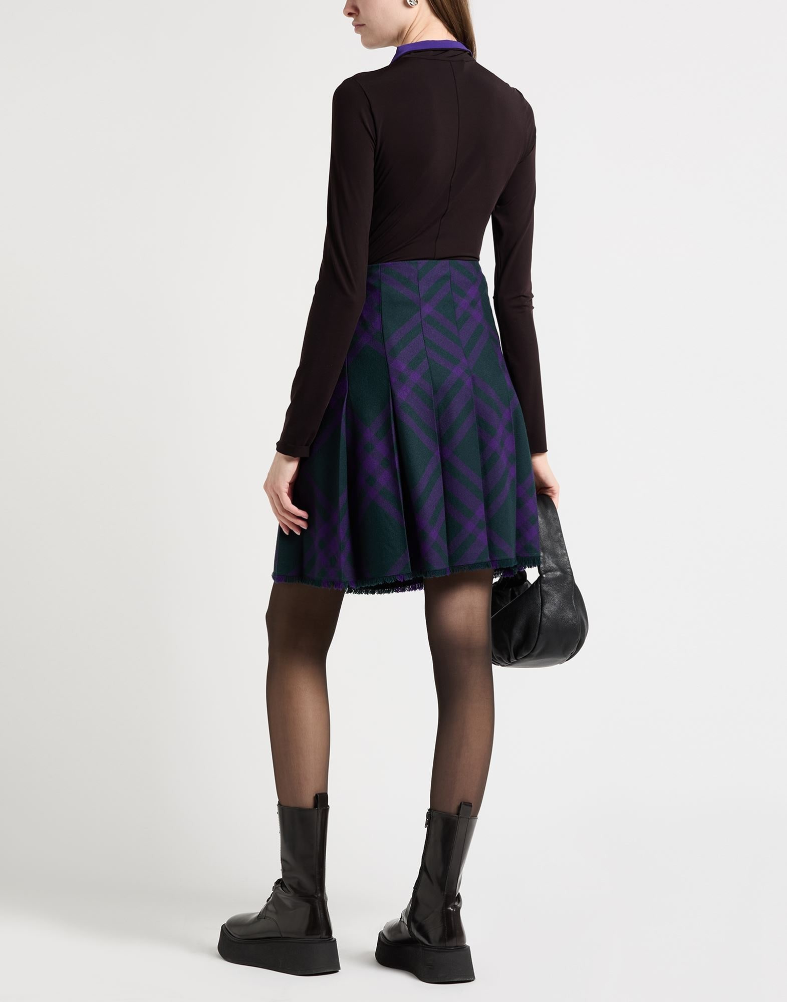 Purple Women's Mini Skirt - 4