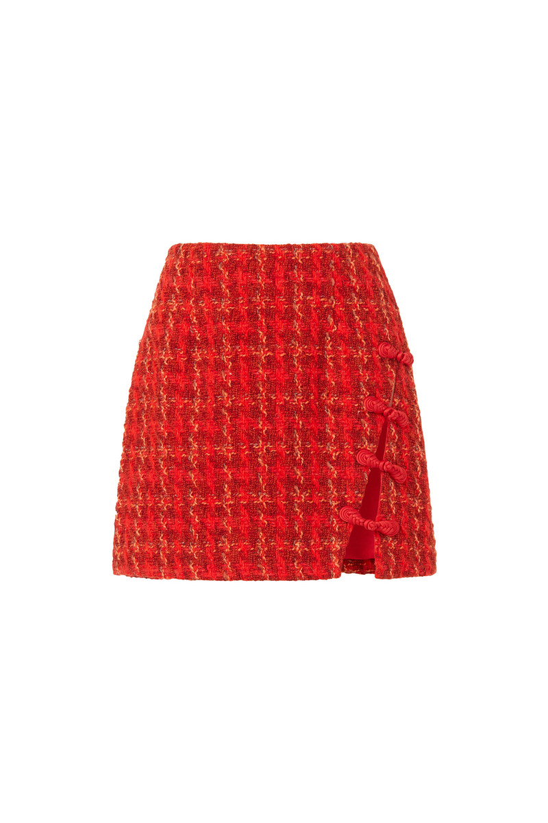 SAU LEE IDA TWEED SKIRT outlook