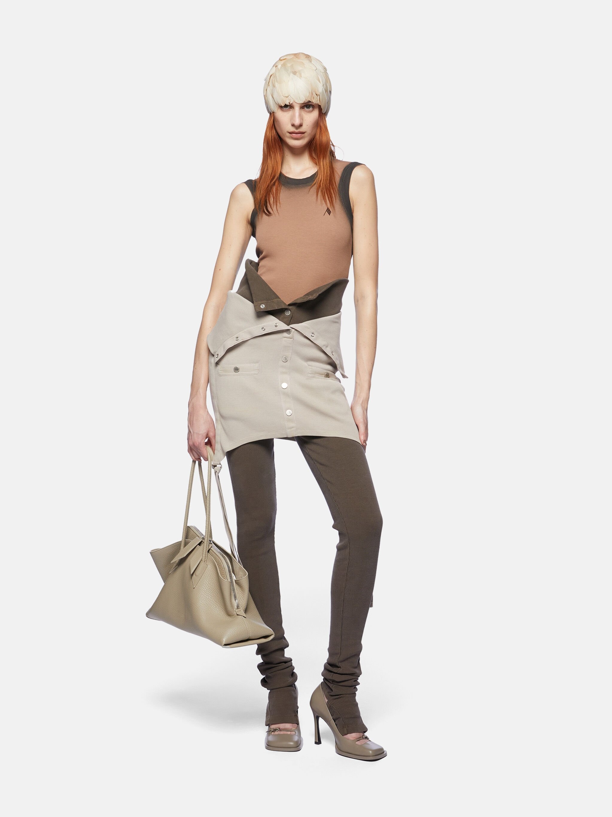 "REESE'' FADED TERRACOTTA TANK TOP - 2