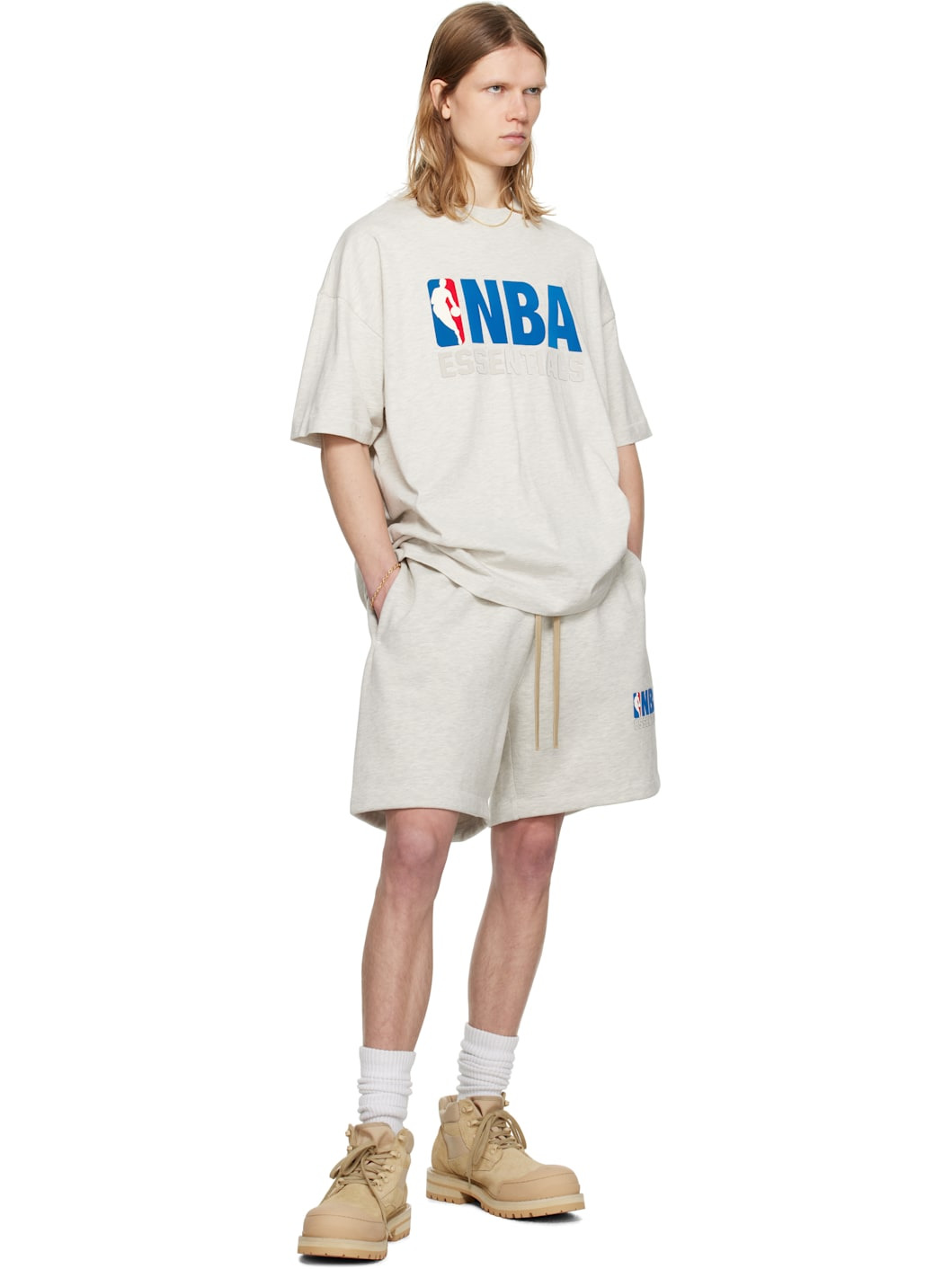 Gray NBA Short Sleeve T-shirt - 5