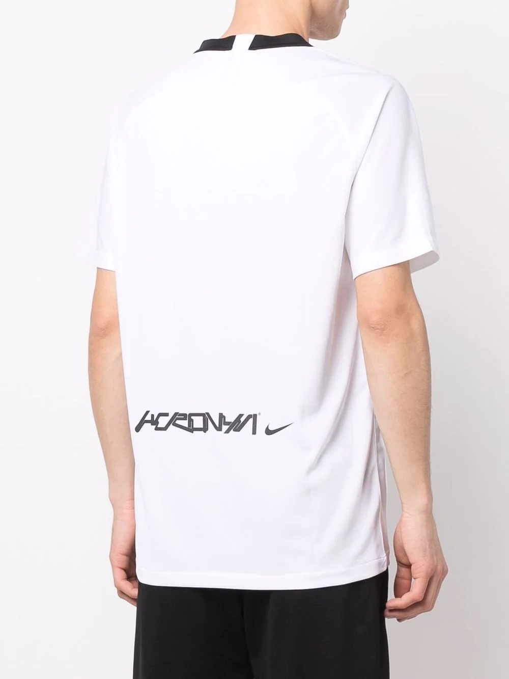 swoosh-logo print T-shirt - 4