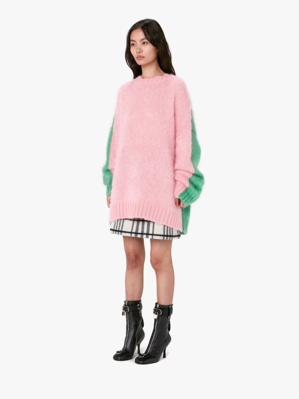 COLOUR BLOCK CREWNECK JUMPER - 5