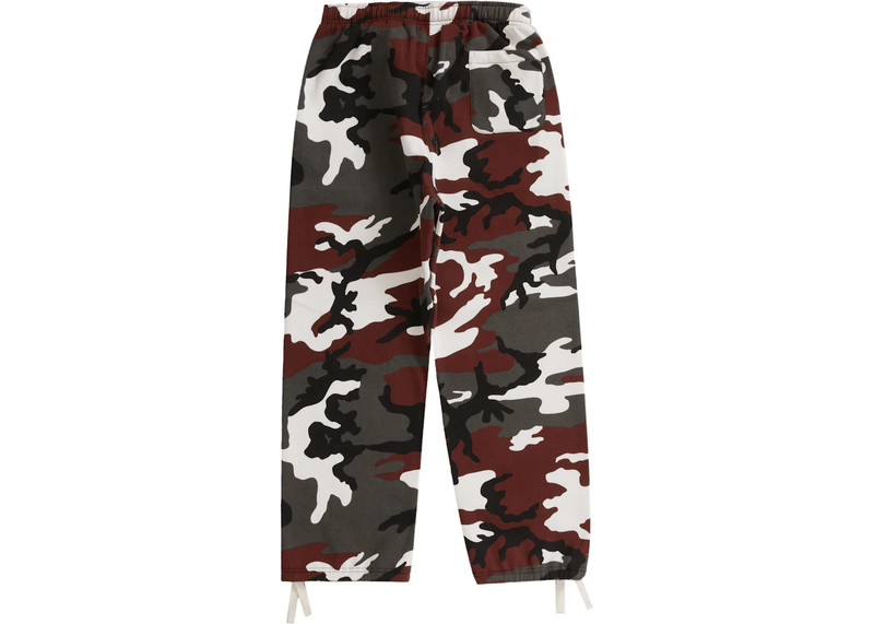 Supreme Supreme Small Box Drawcord Sweatpant Red Camo outlook