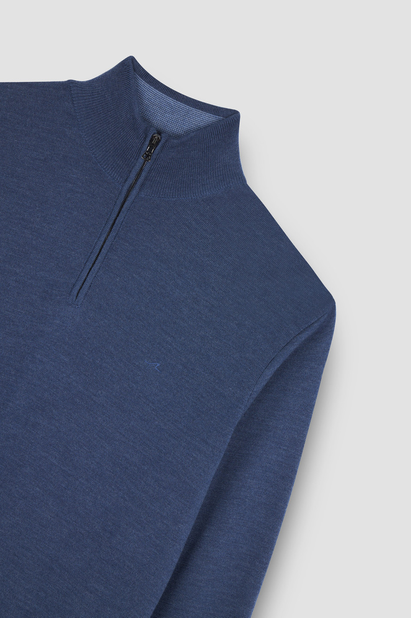 X-SOFT WOOL HALF ZIP SWEATER 5