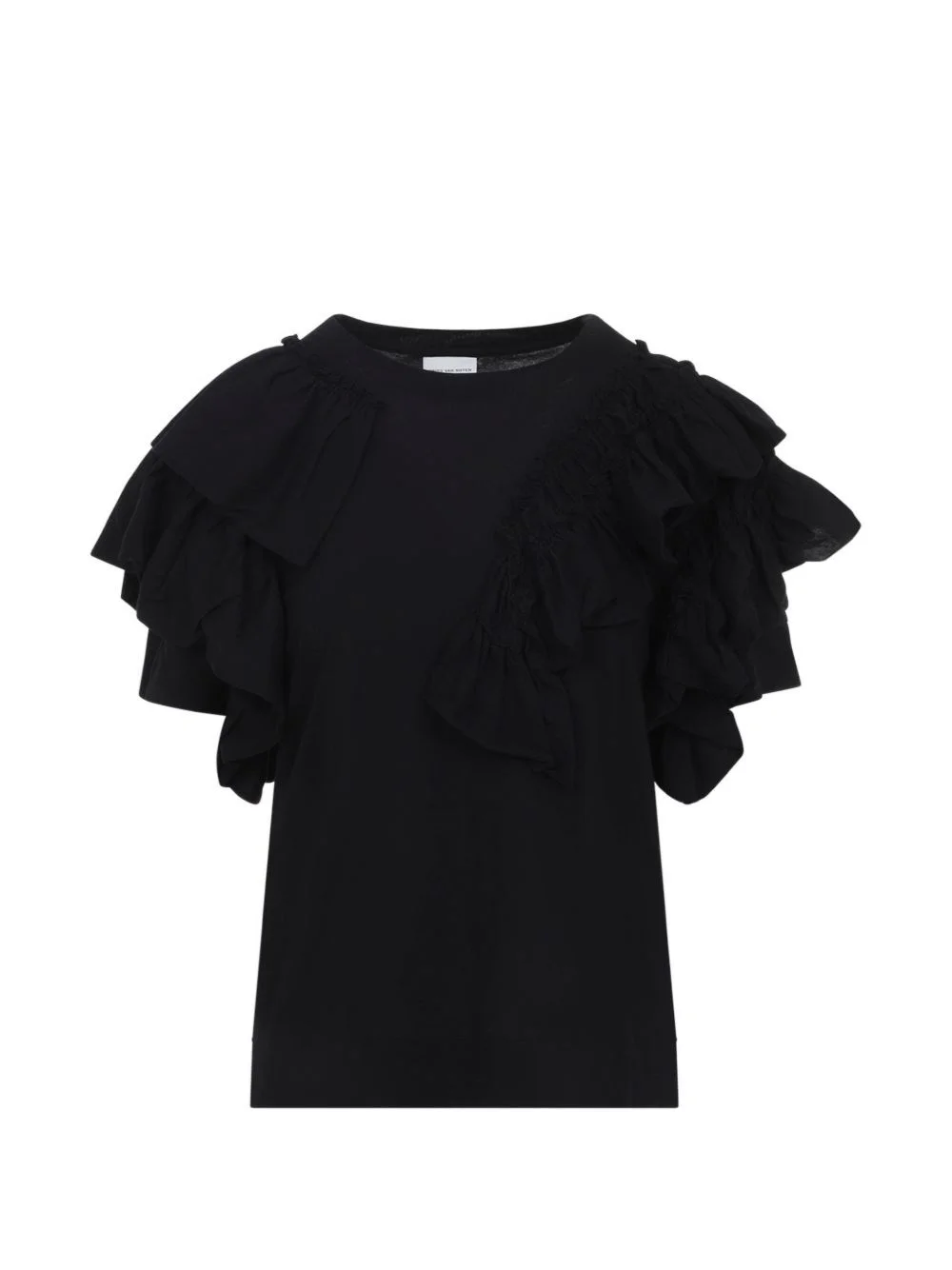 T-shirt with ruffles - 1
