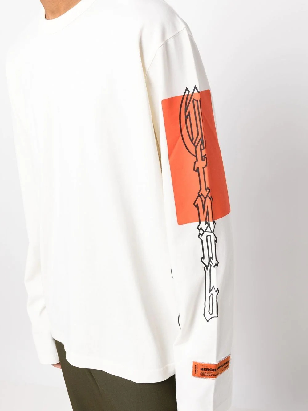 logo-print oversized sweatshirt - 7
