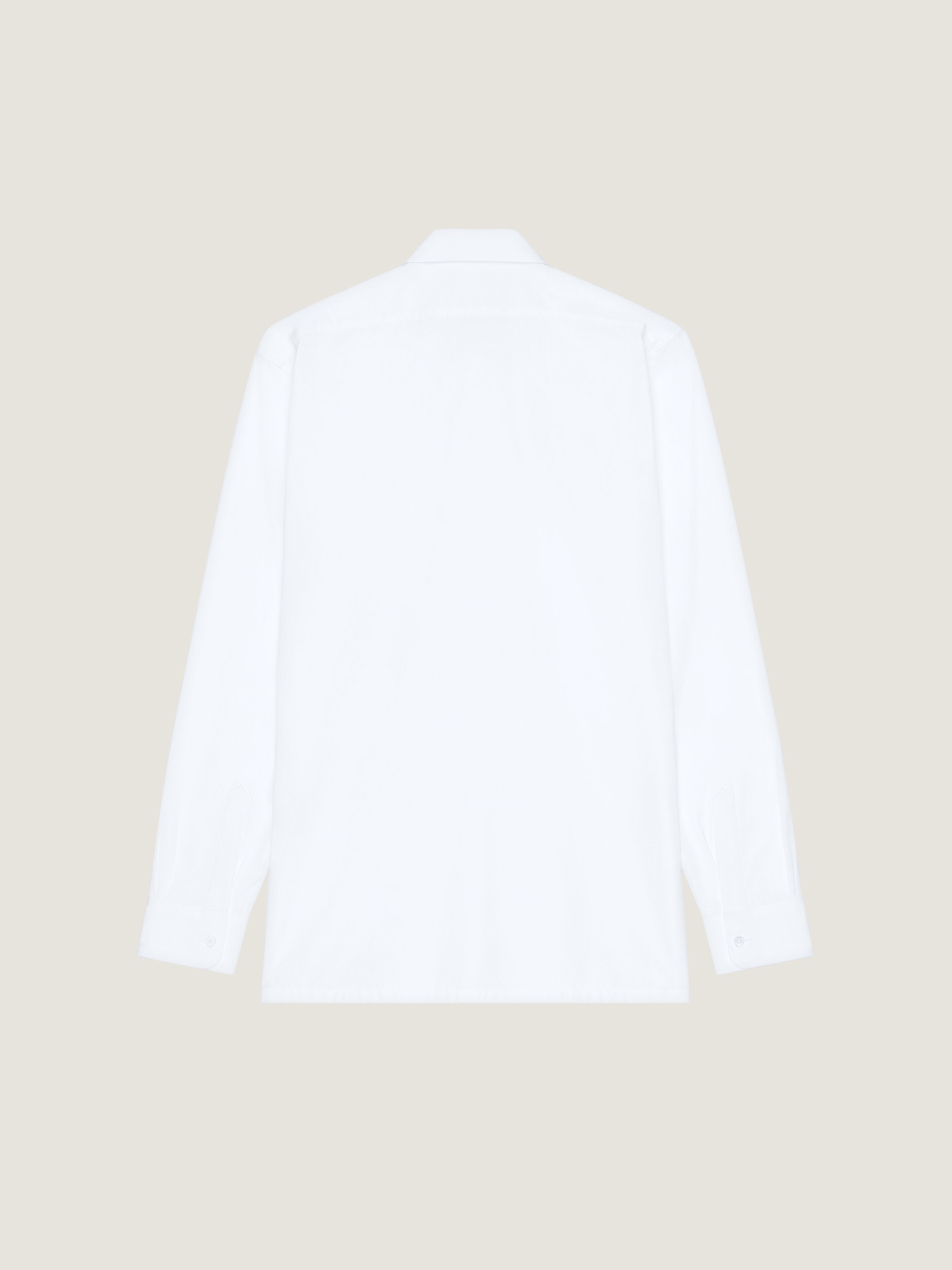 SLIM FIT SHIRT IN POPLIN WITH GIVENCHY PARIS JACQUARD - 4