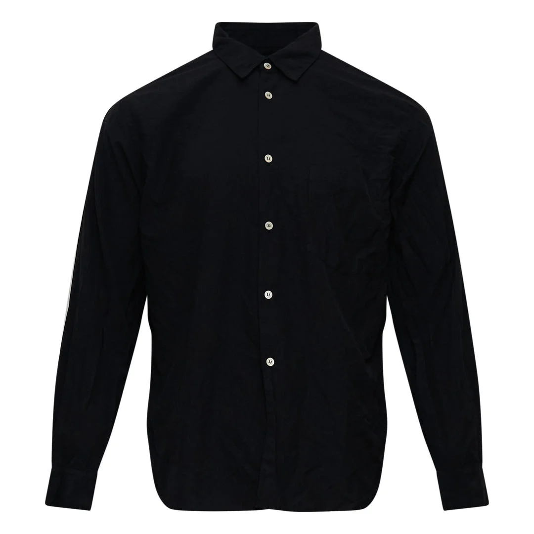 Black Classic Button-Up Shirt - 1