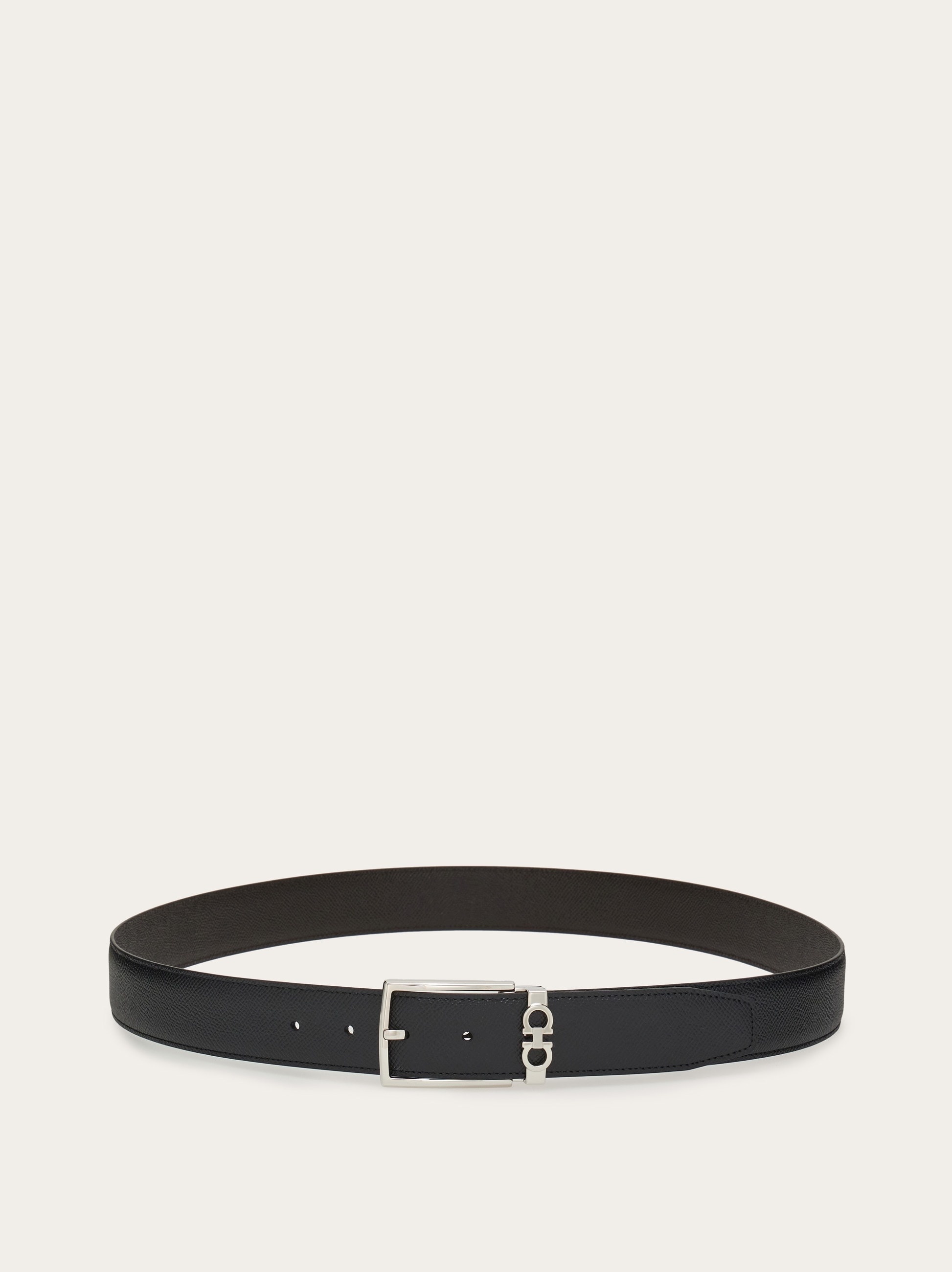 Reversible and adjustable Gancini belt - 3