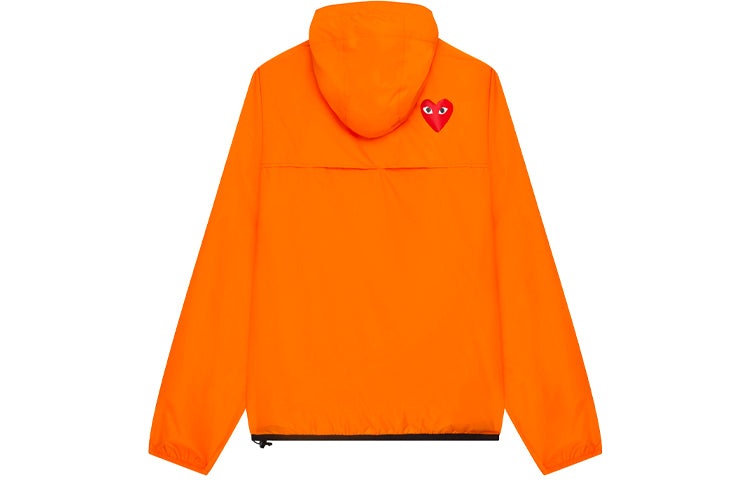 COMME des GARCONS PLAY x K-Way Half Zip Jacket 'Orange' AZ-J502-051-1 - 2