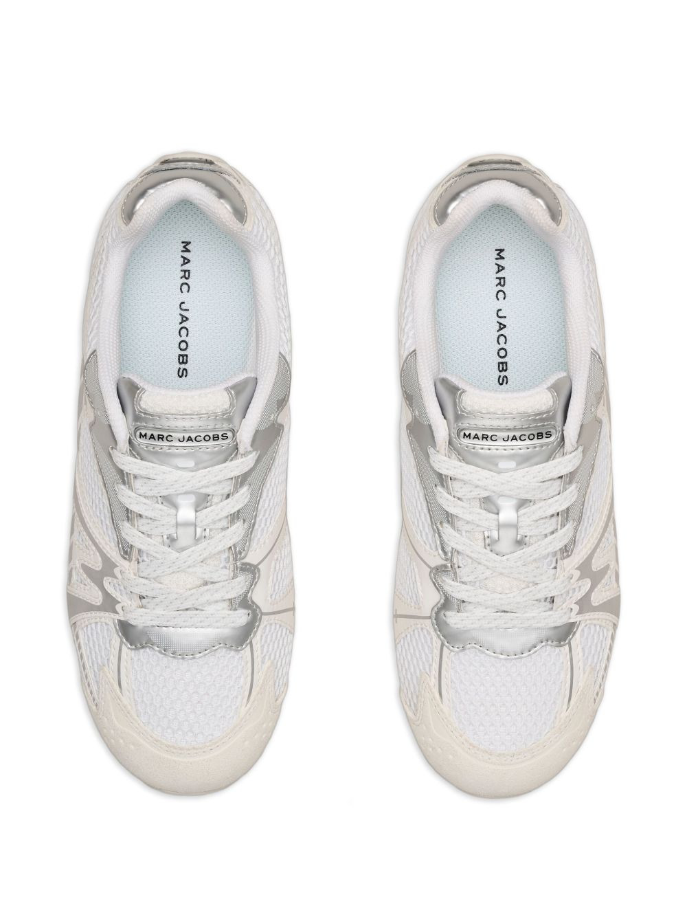 mesh-panel sneakers - 4
