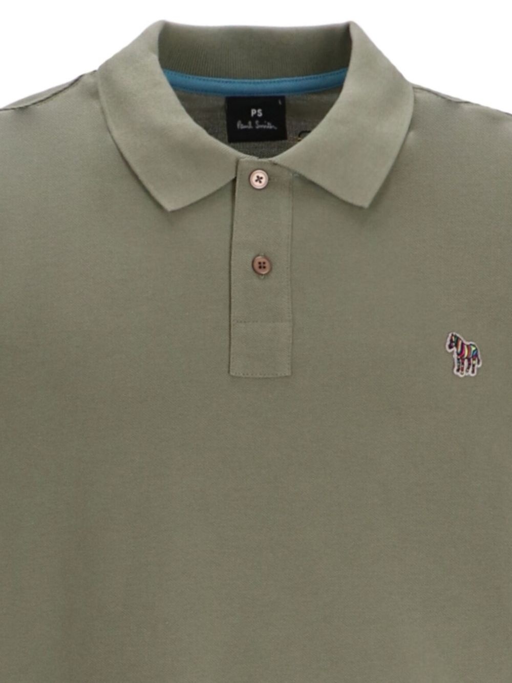 zebra-patch polo shirt - 2