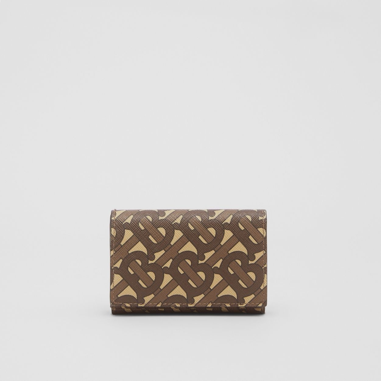 Small Monogram Print E-canvas Folding Wallet - 5