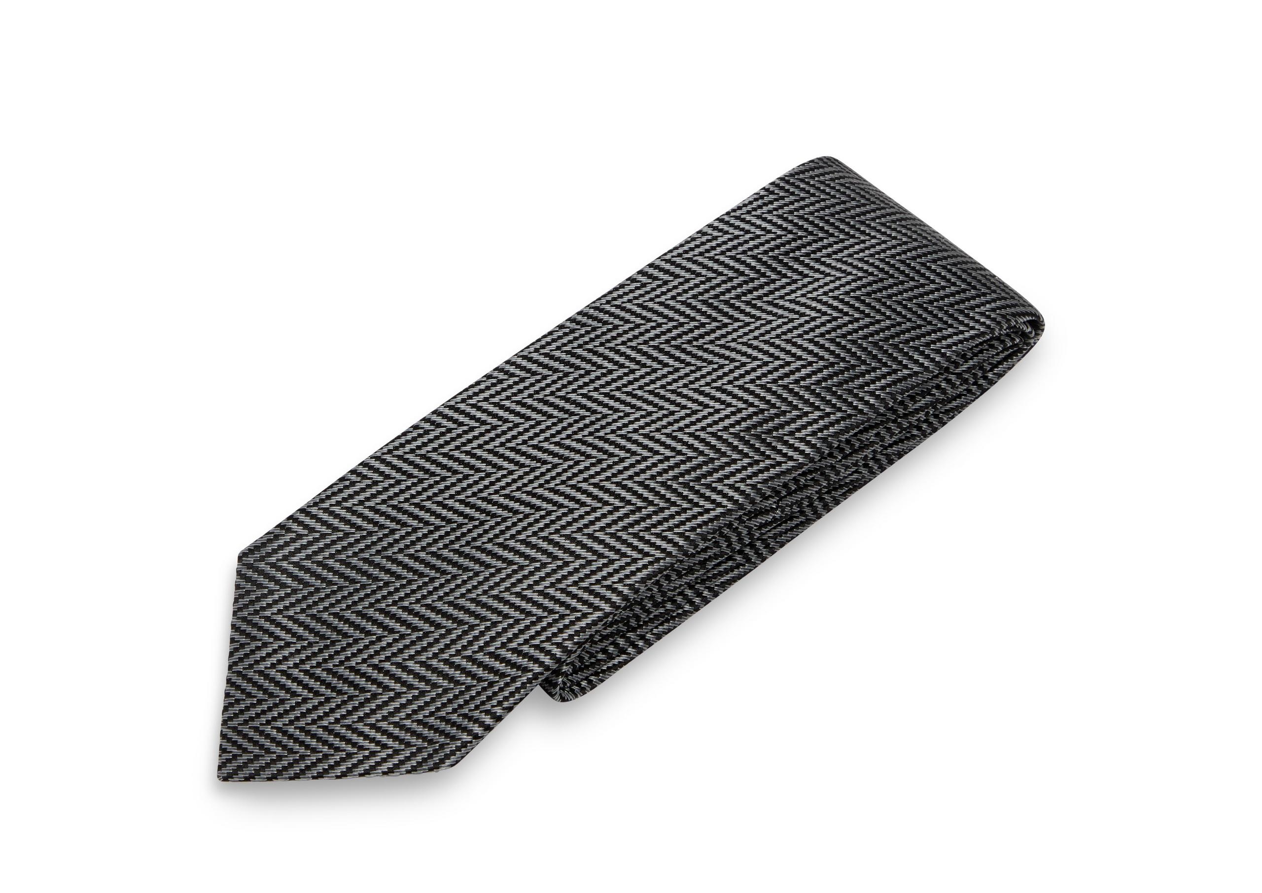 BOLD HERRINGBONE TIE - 3