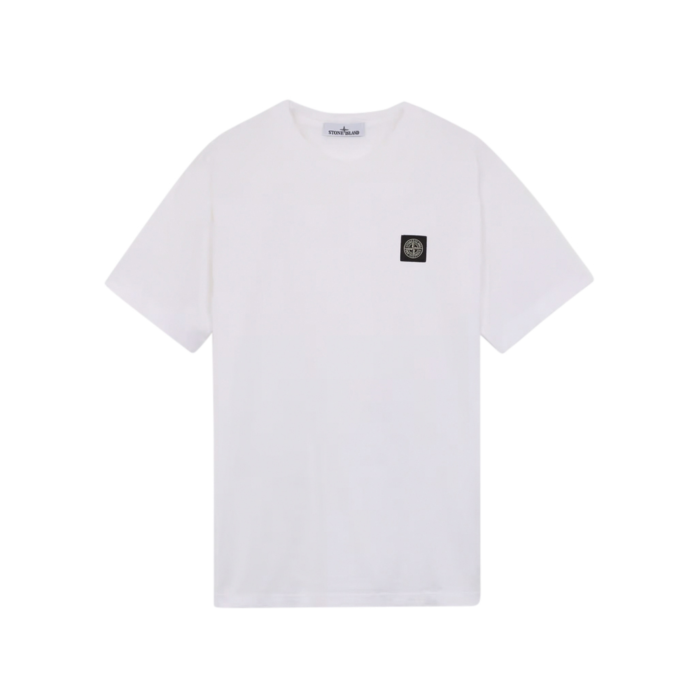 Stone Island Logo Patch T-Shirt in White - 2