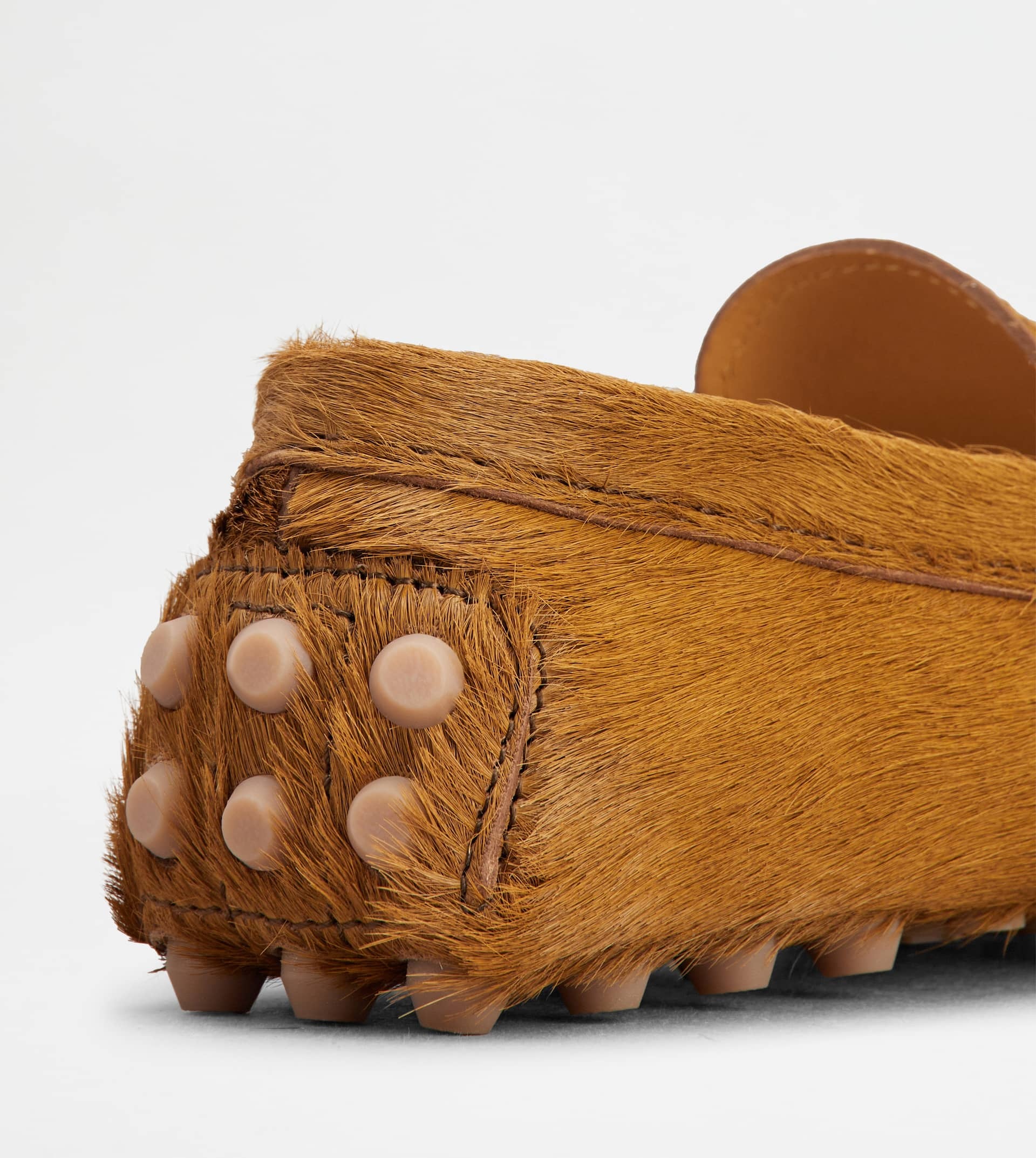 GOMMINO BUBBLE IN PONY-SKIN EFFECT LEATHER - BROWN - 5