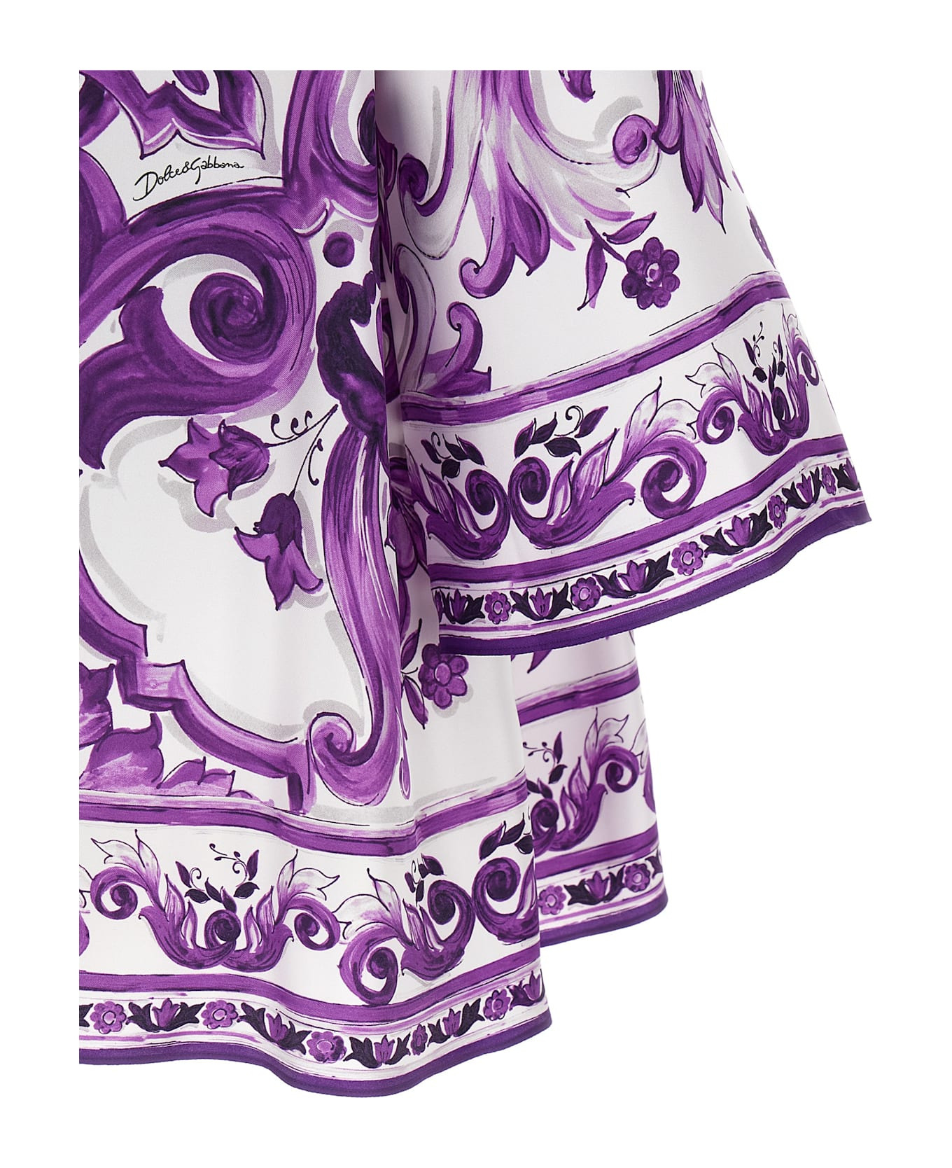 'maiolica' Print Mini Dress - 4