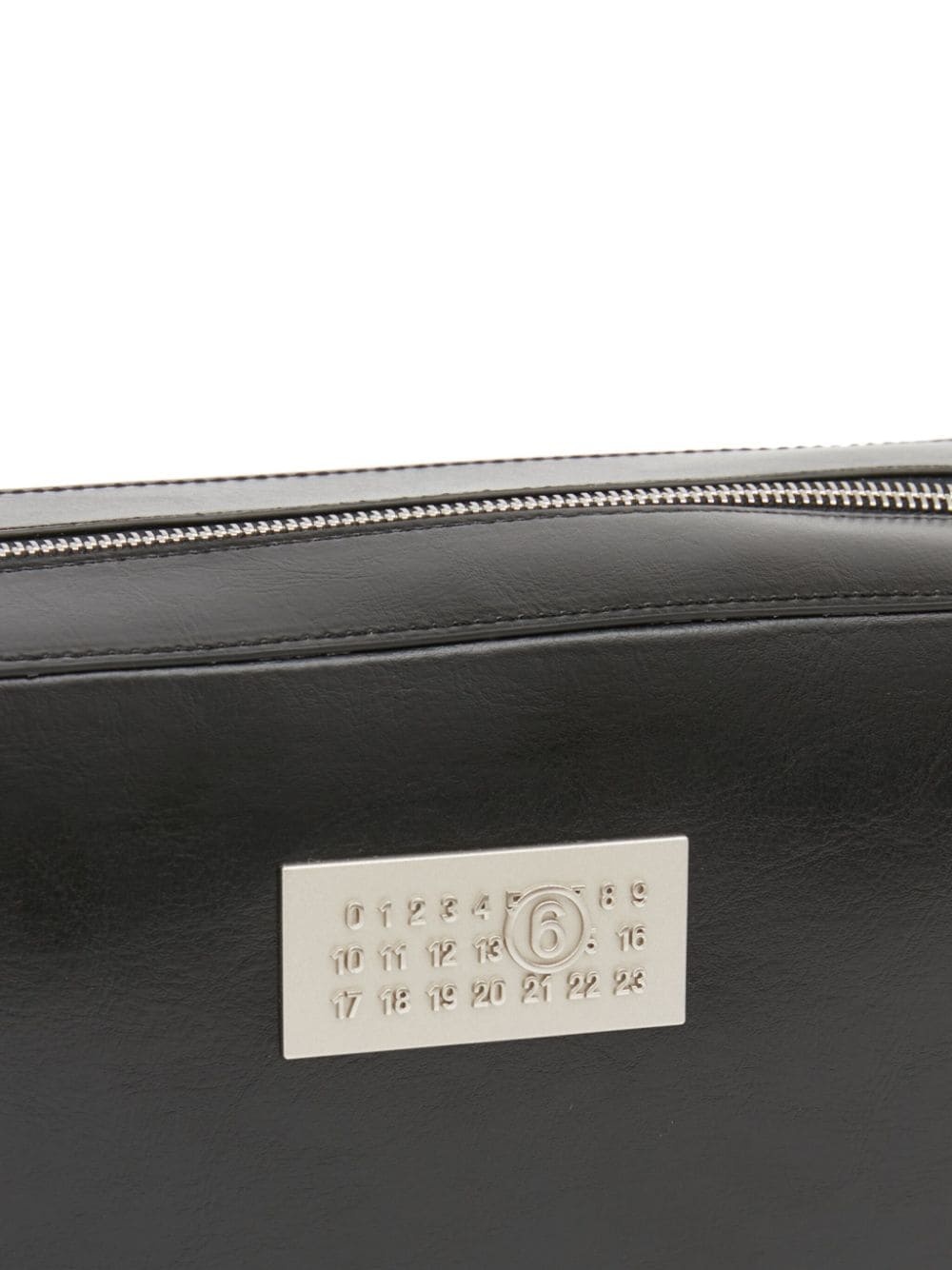 Numeric leather crossbody bag - 6