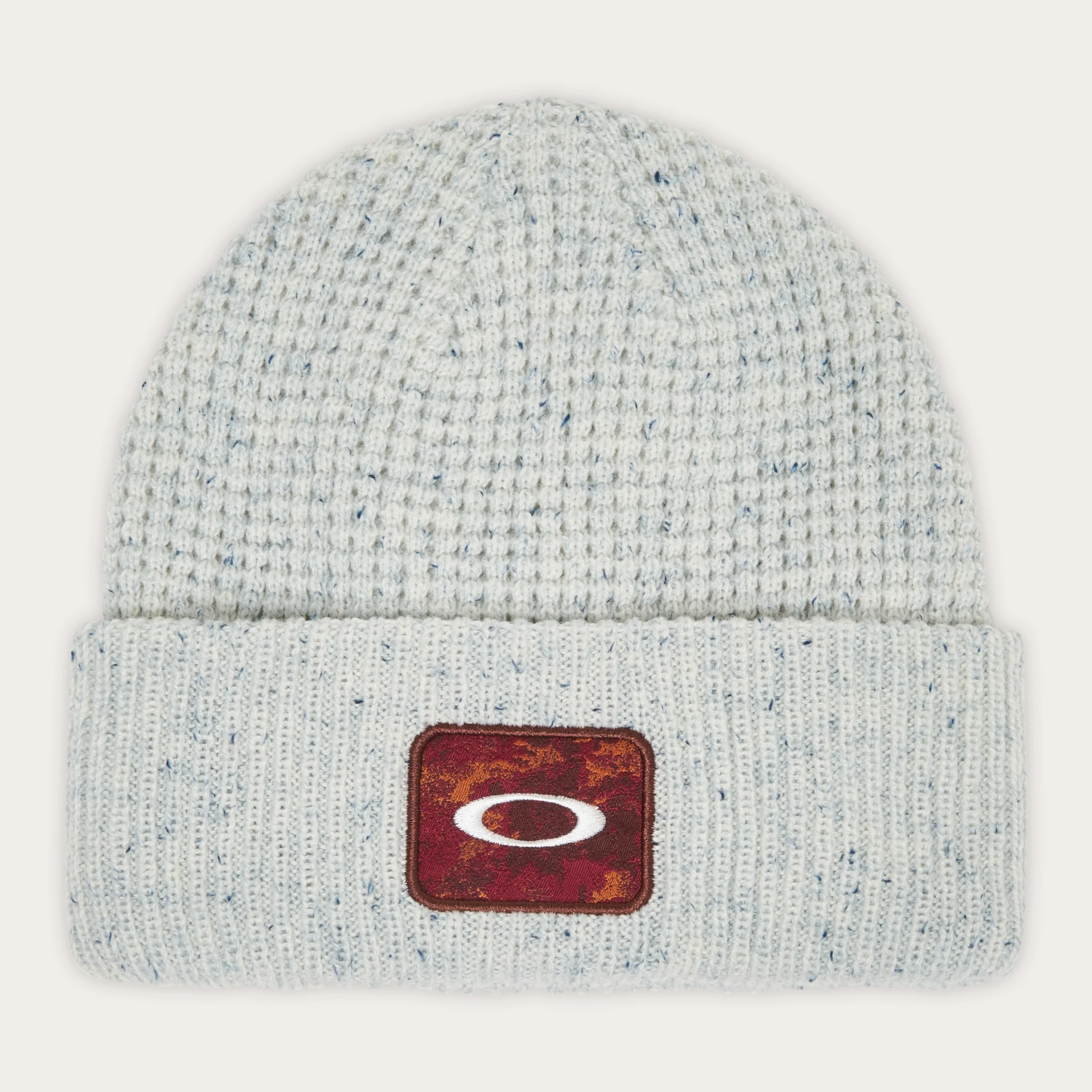 Ellipse Patch Waffle Beanie - 1