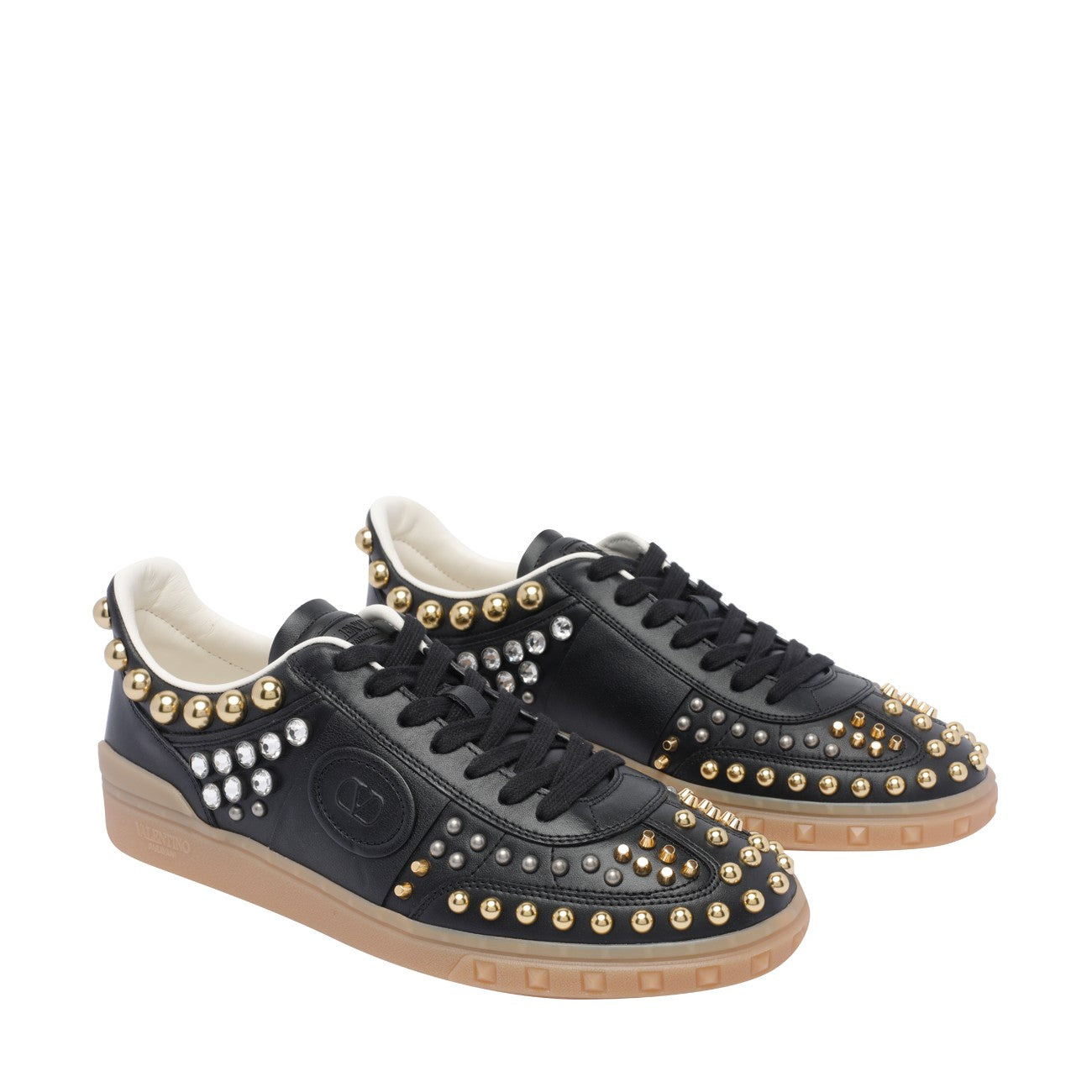 Valentino Garavani Men Upvillage Sneakers With Studs - 2