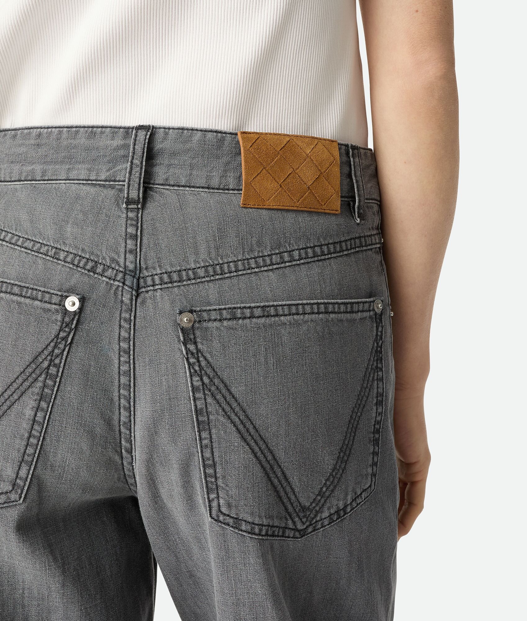 Black Denim Jeans - 5