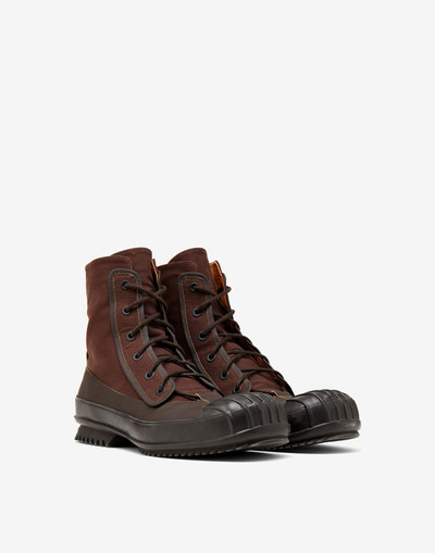 Maison Margiela Canvas rubber boots outlook