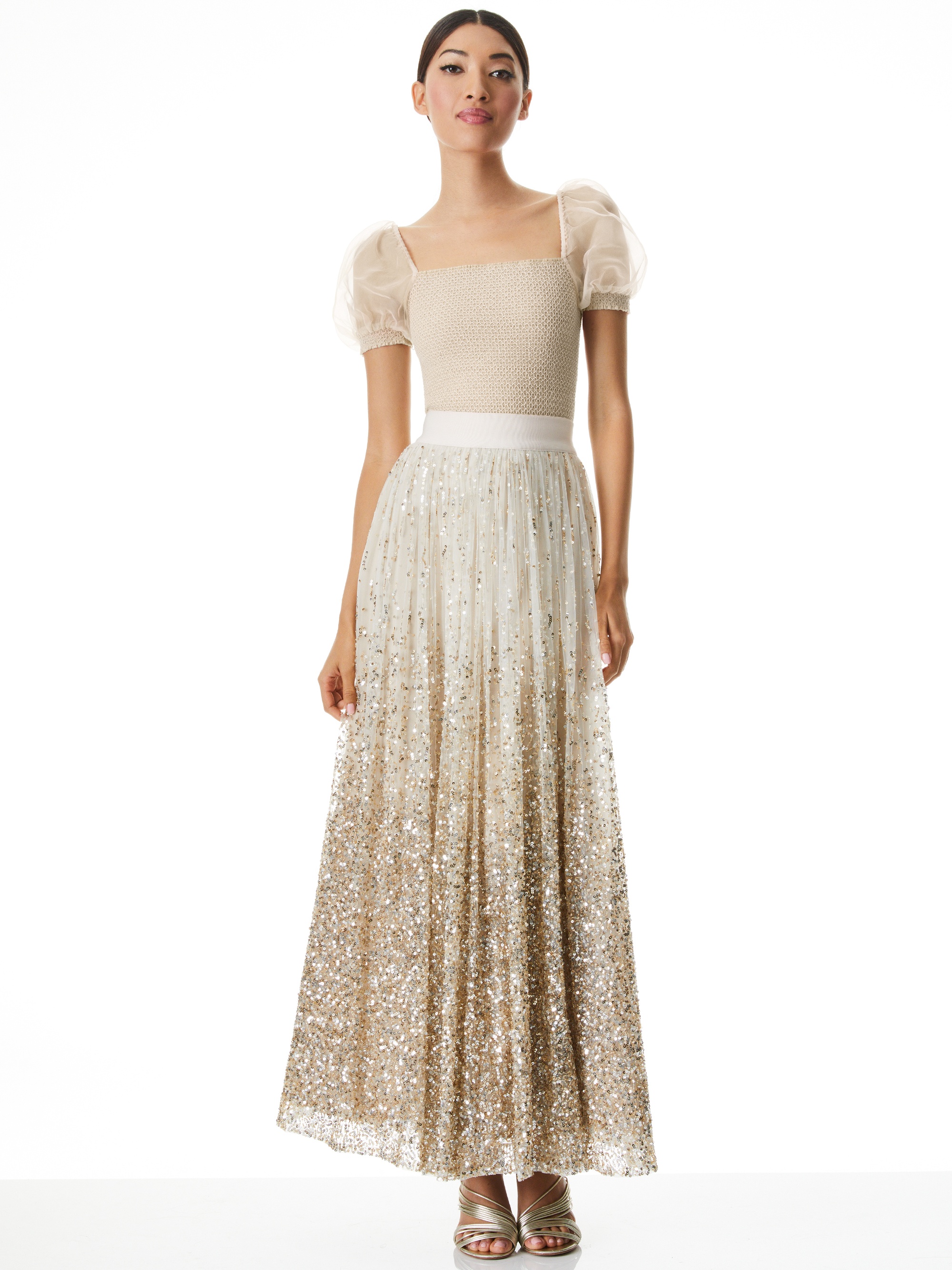 CATRINA SEQUIN GOWN SKIRT - 4