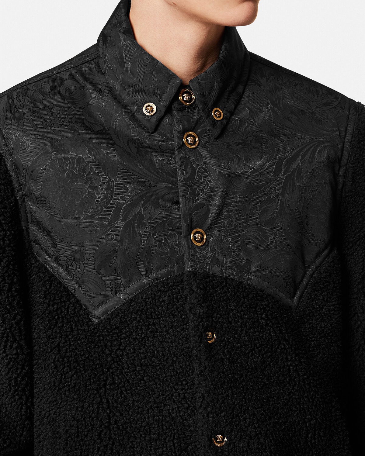 Barocco Silhouette Fleece Jacket - 5