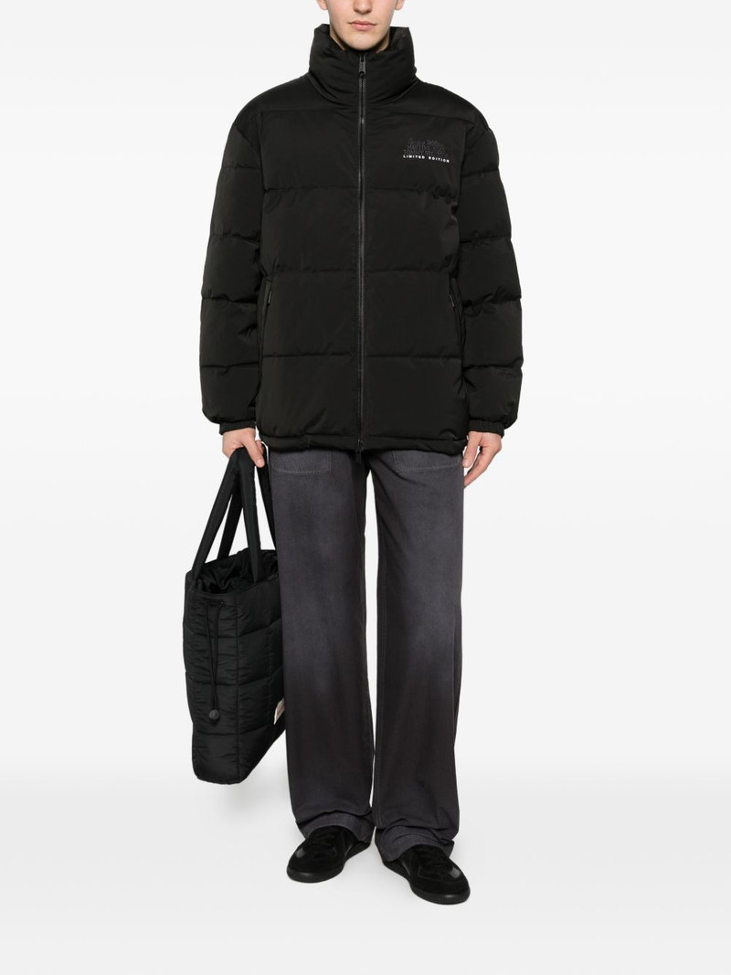Martine Rose logo puffer coat outlook