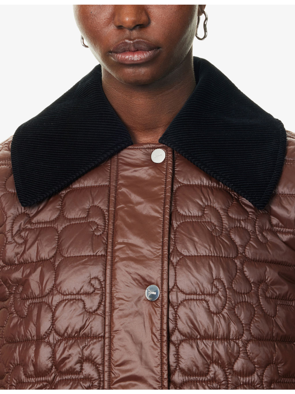 G Shiny Quilt Midi Jacket - 5