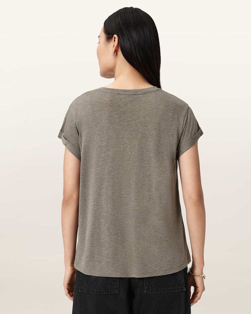 ANNA SHORT SLEEVE SHIMMER T-SHIRT 7