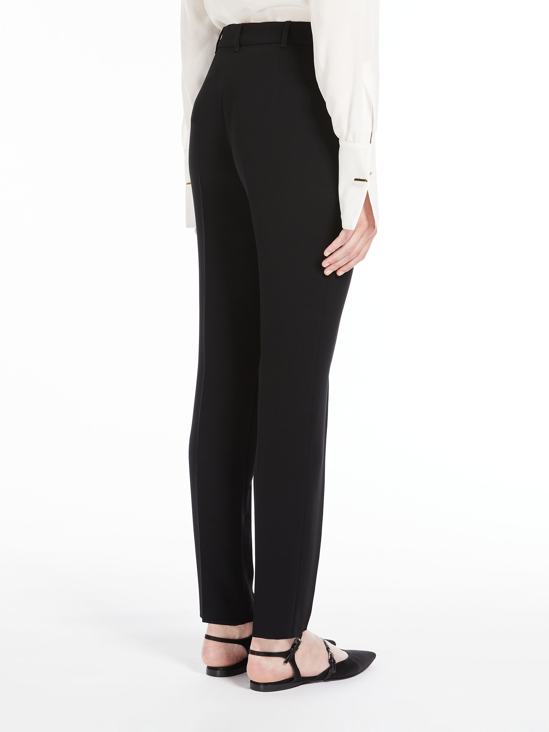 JERTA Straight-fit technical cady trousers - 4