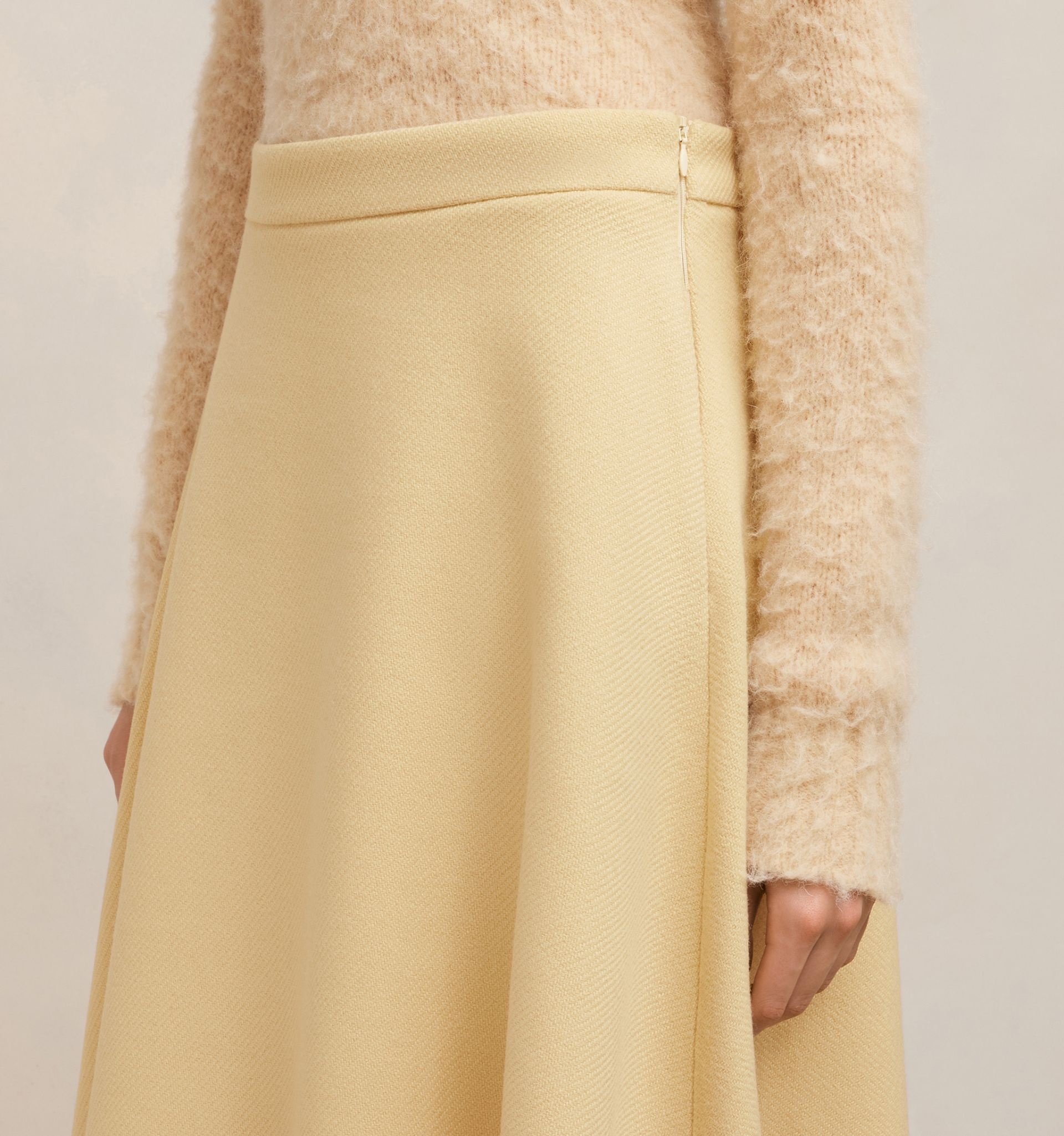 A Line Midi Skirt - 7